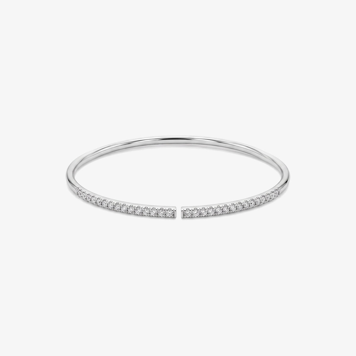Brățară din aur alb 18K cu diamante 0,53 ct