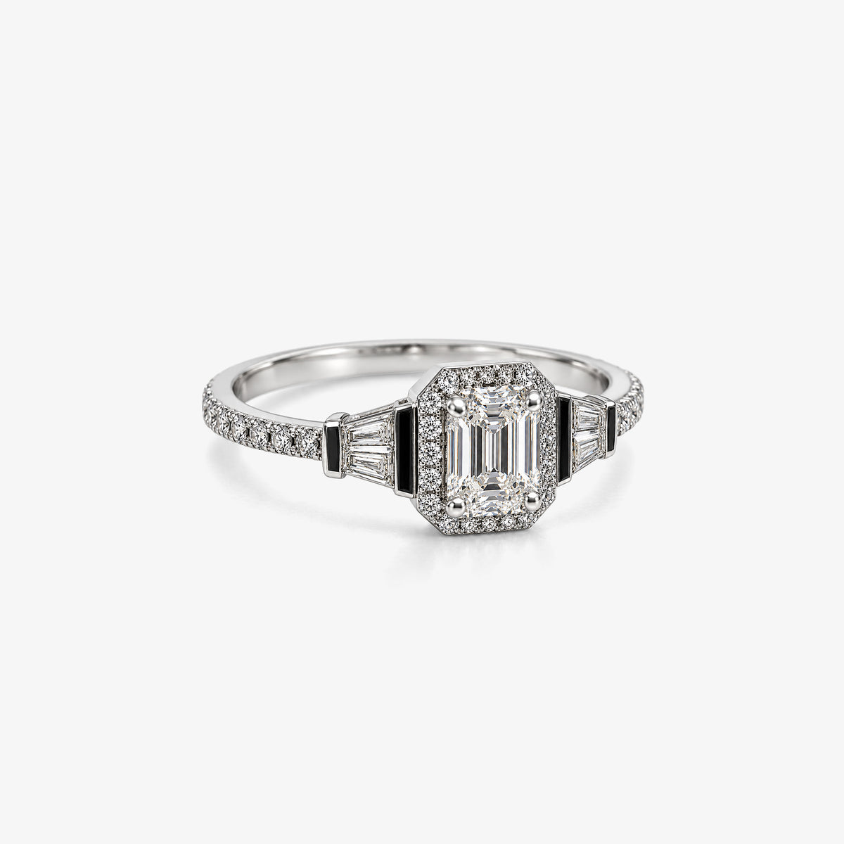Inel din aur 18K cu diamante 0,50 ct