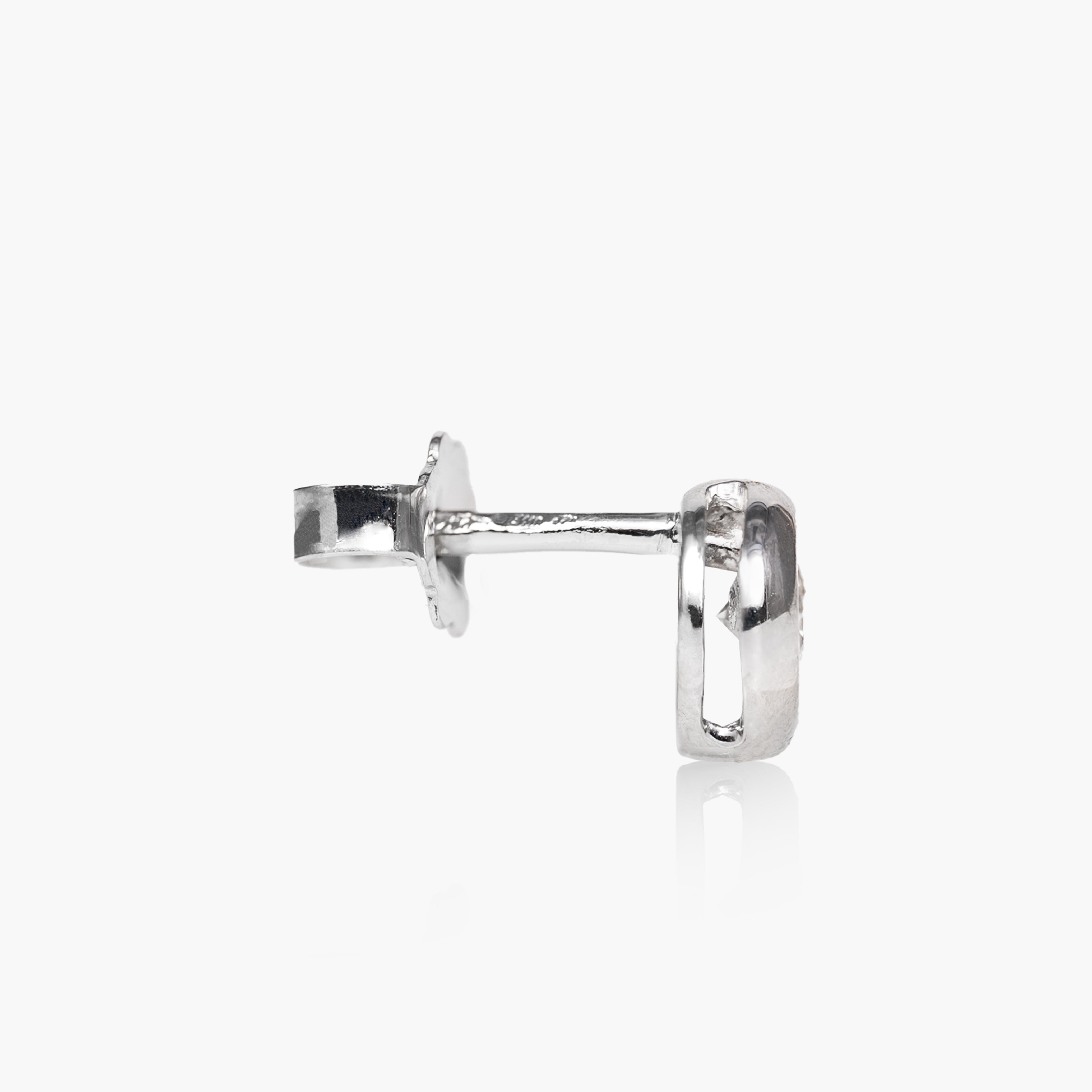 Round Spotlight Diamond Earrings