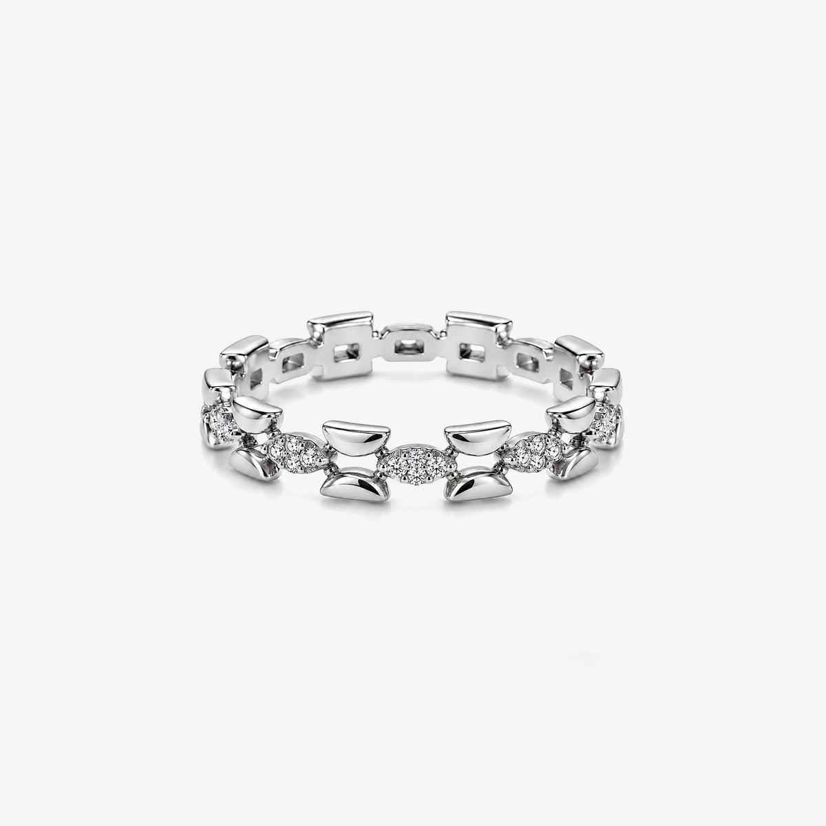 Inel din aur 18K cu diamante 0,05 ct