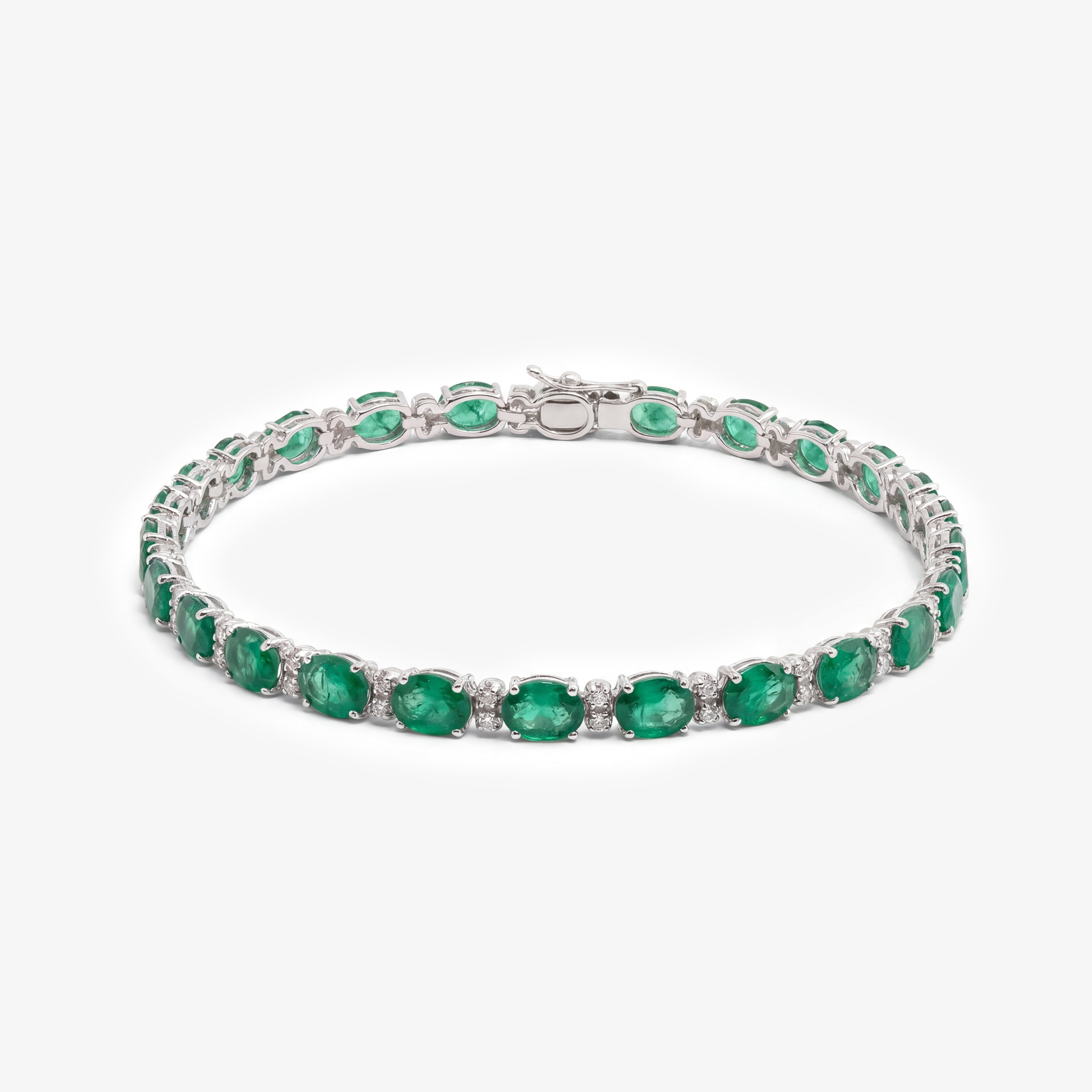 Bold Emerald Ovals bracelet