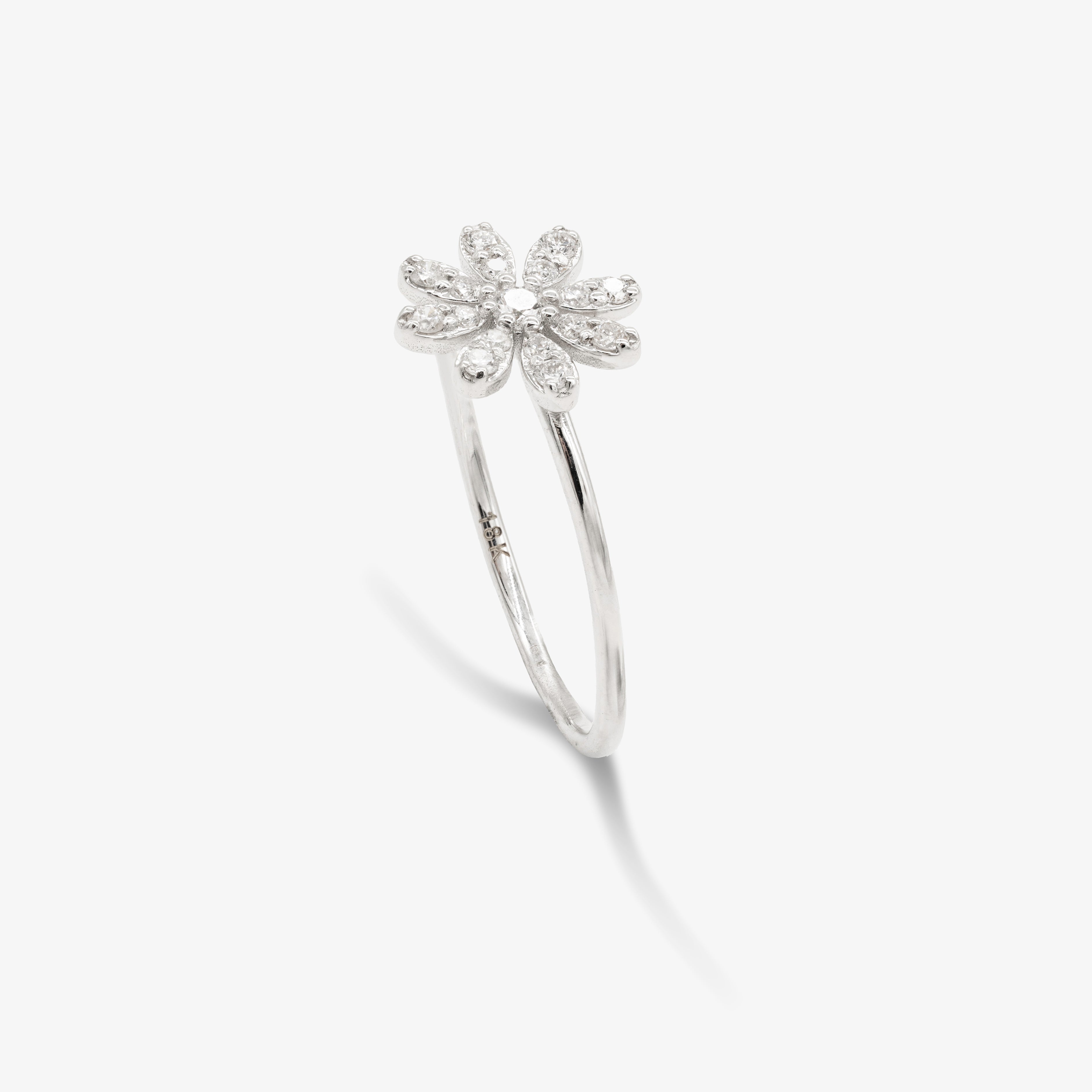 Inel aur 18k cu diamante 0.20 ct