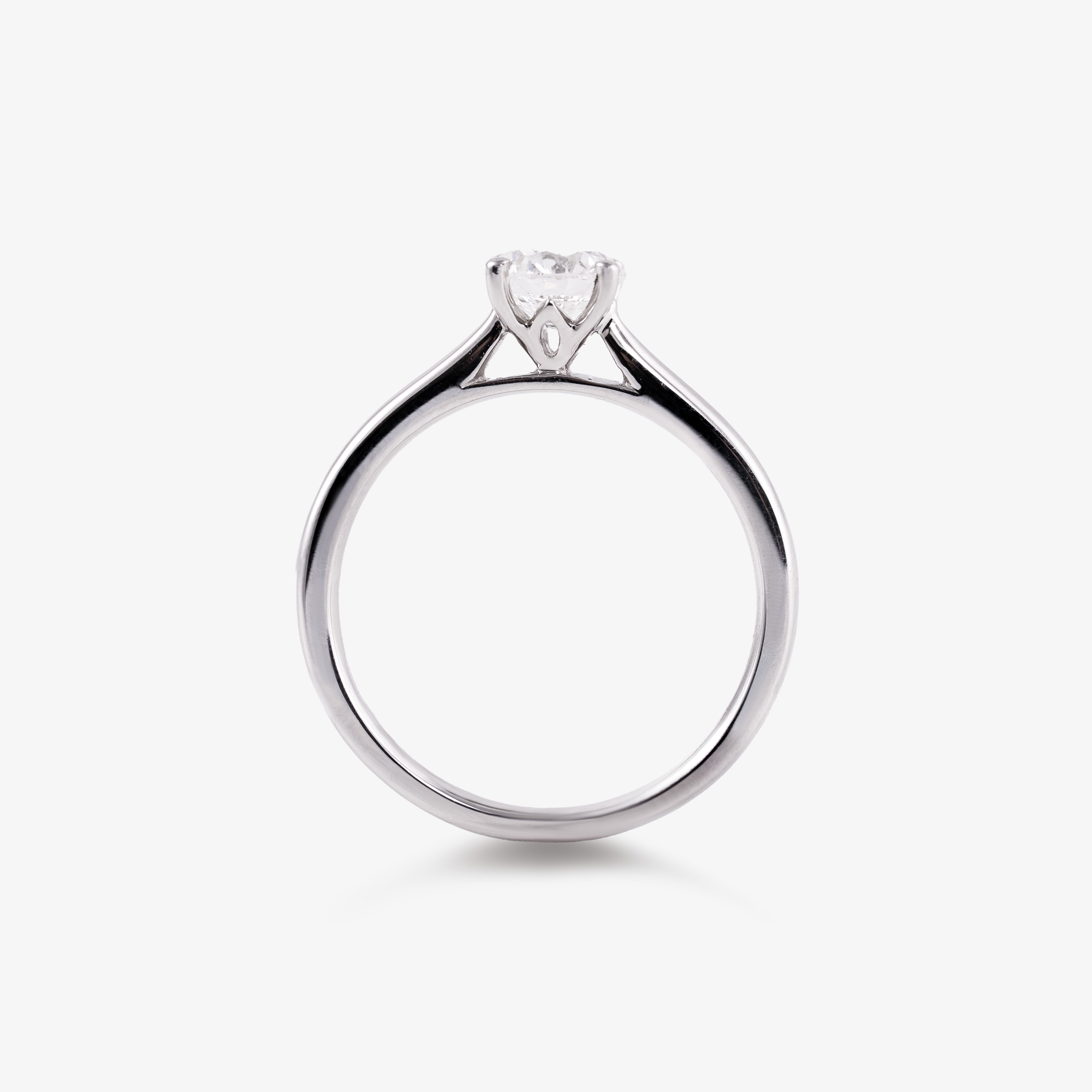 Inel de logodna din platina, diamant 0.70 CT - Certificat GIA