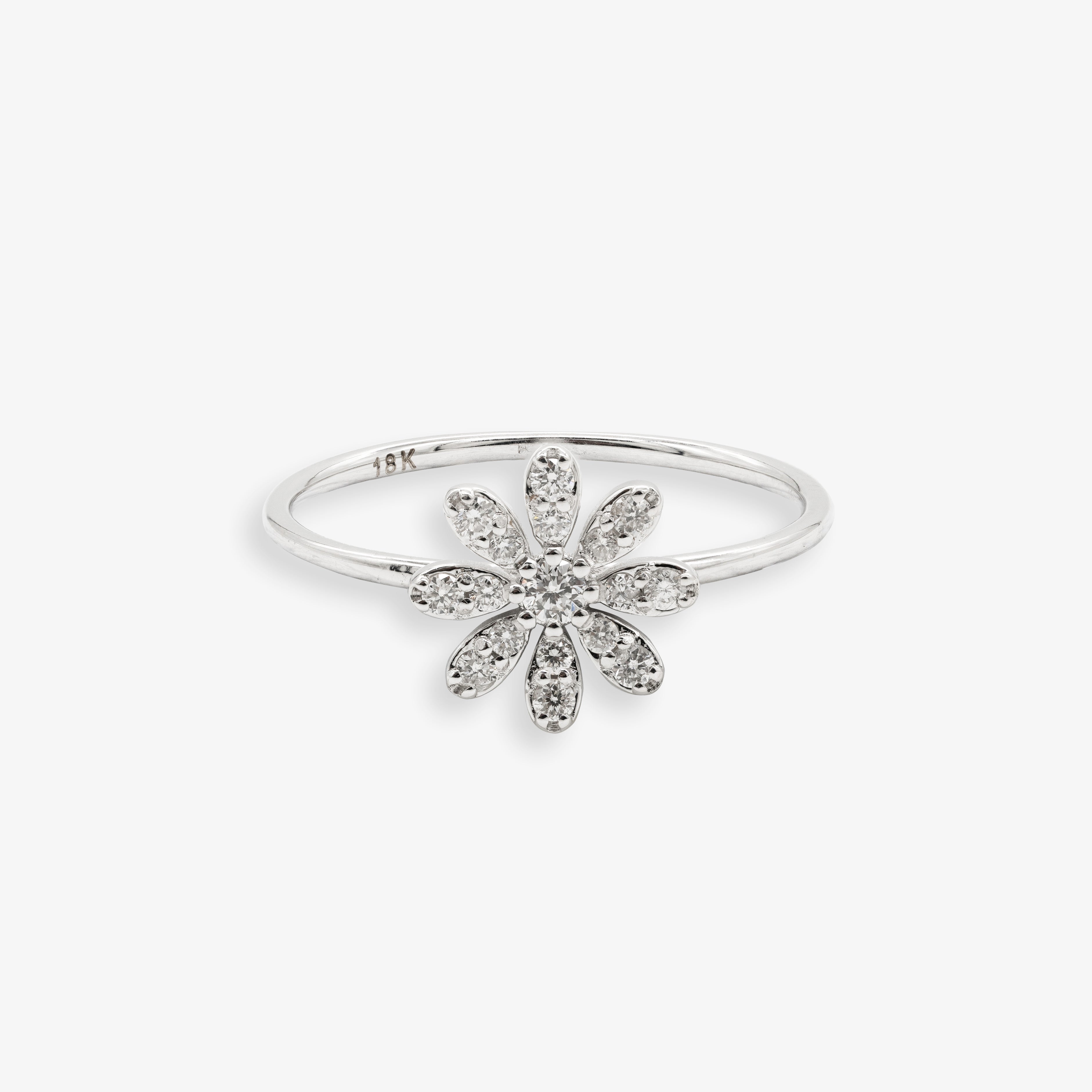 Inel aur 18k cu diamante 0.20 ct