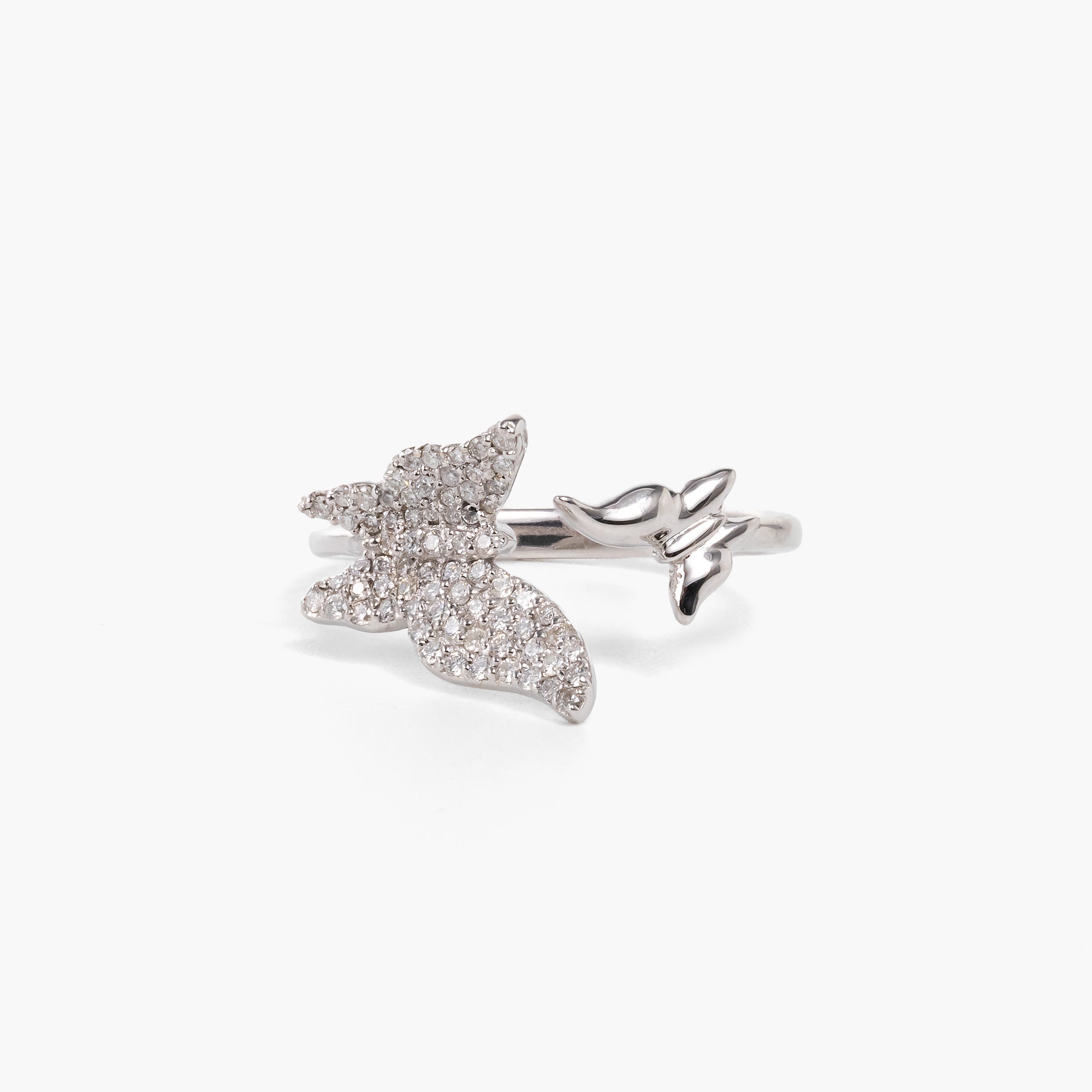 Inel aur 18k cu diamante 0.36 ct