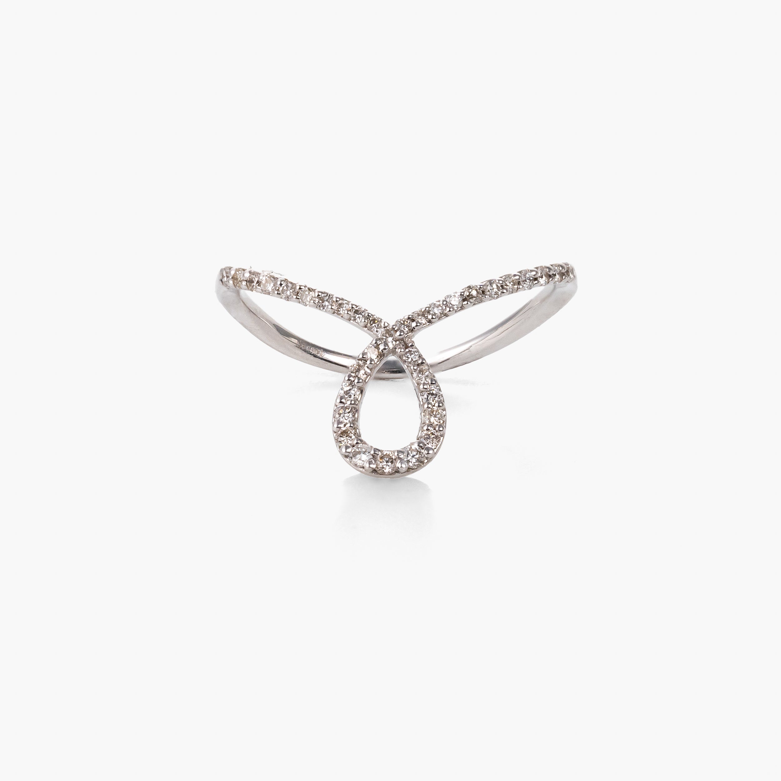 Inel aur 18k cu diamante 0.21 ct