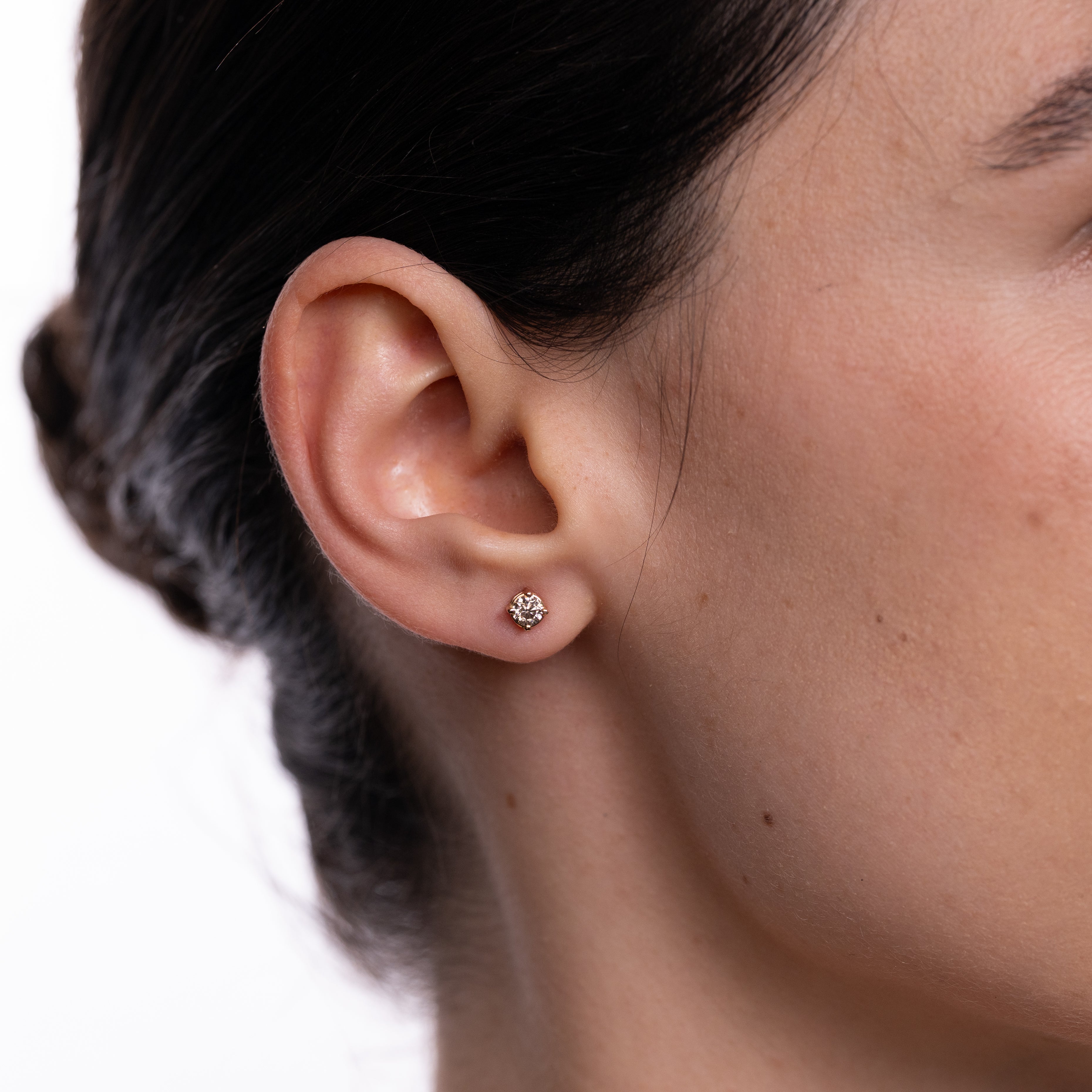 Spotlight Brown Diamond Earrings