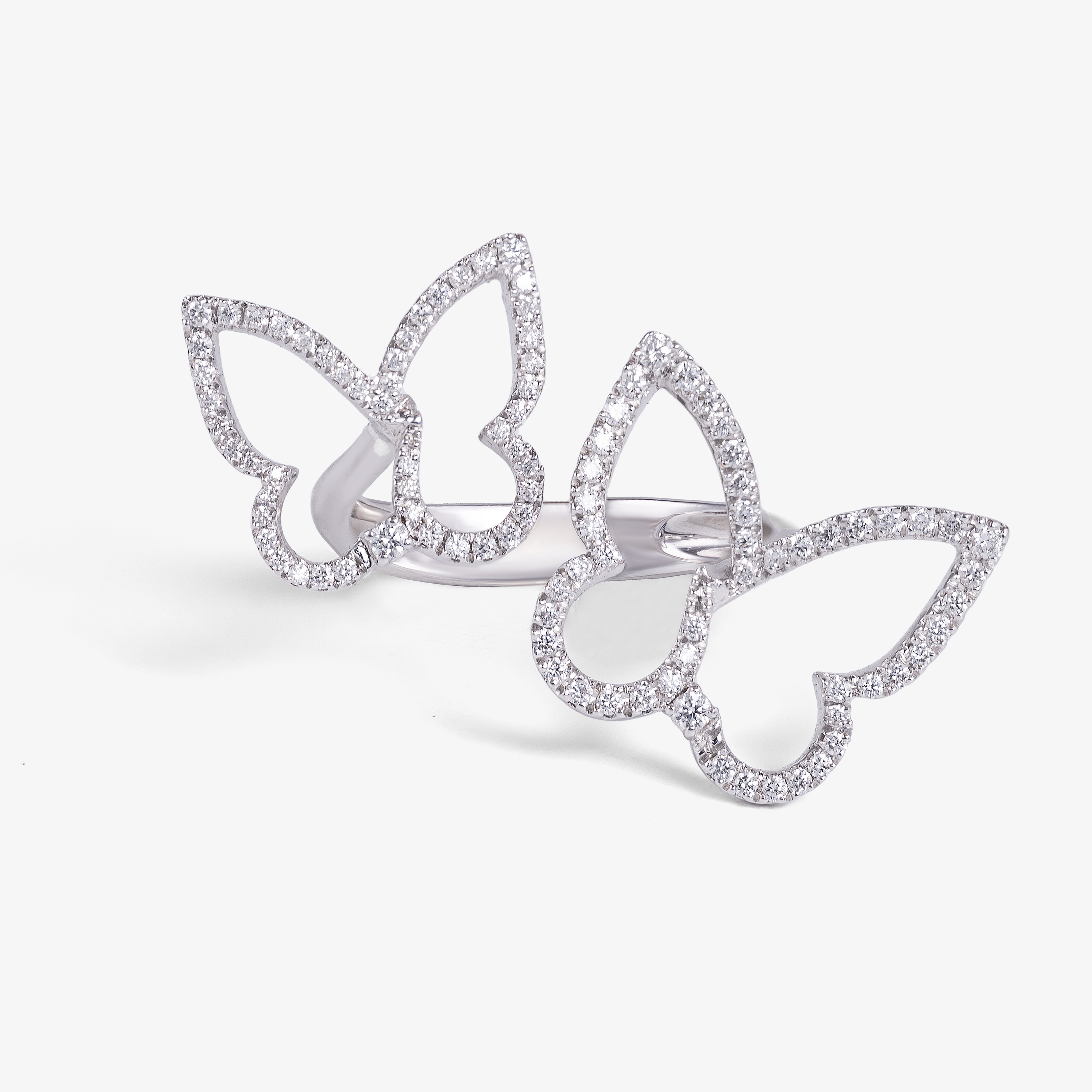 Inel aur 18k cu diamante 0.41 ct