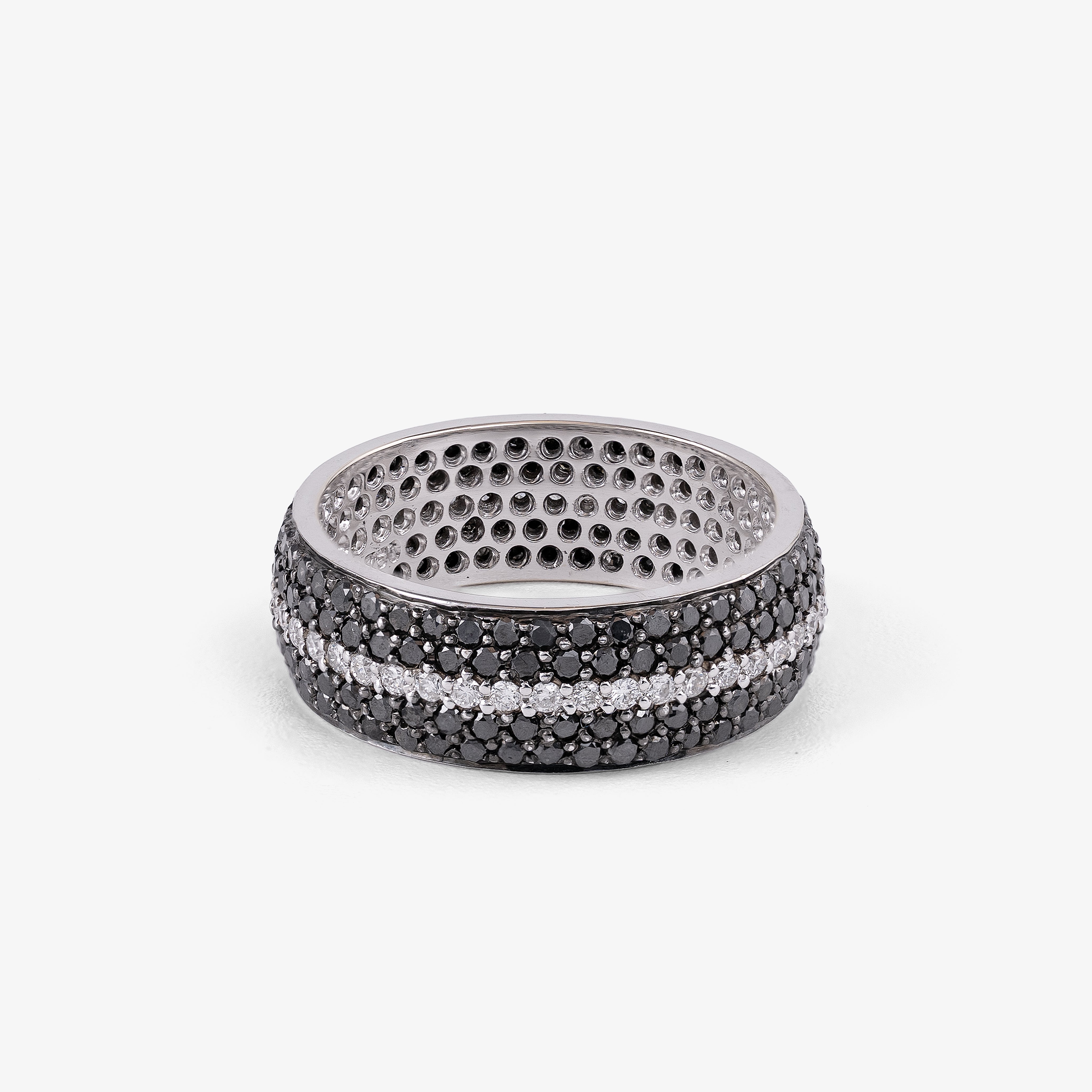 Inel eternity aur 18k cu diamante 2.32 ct