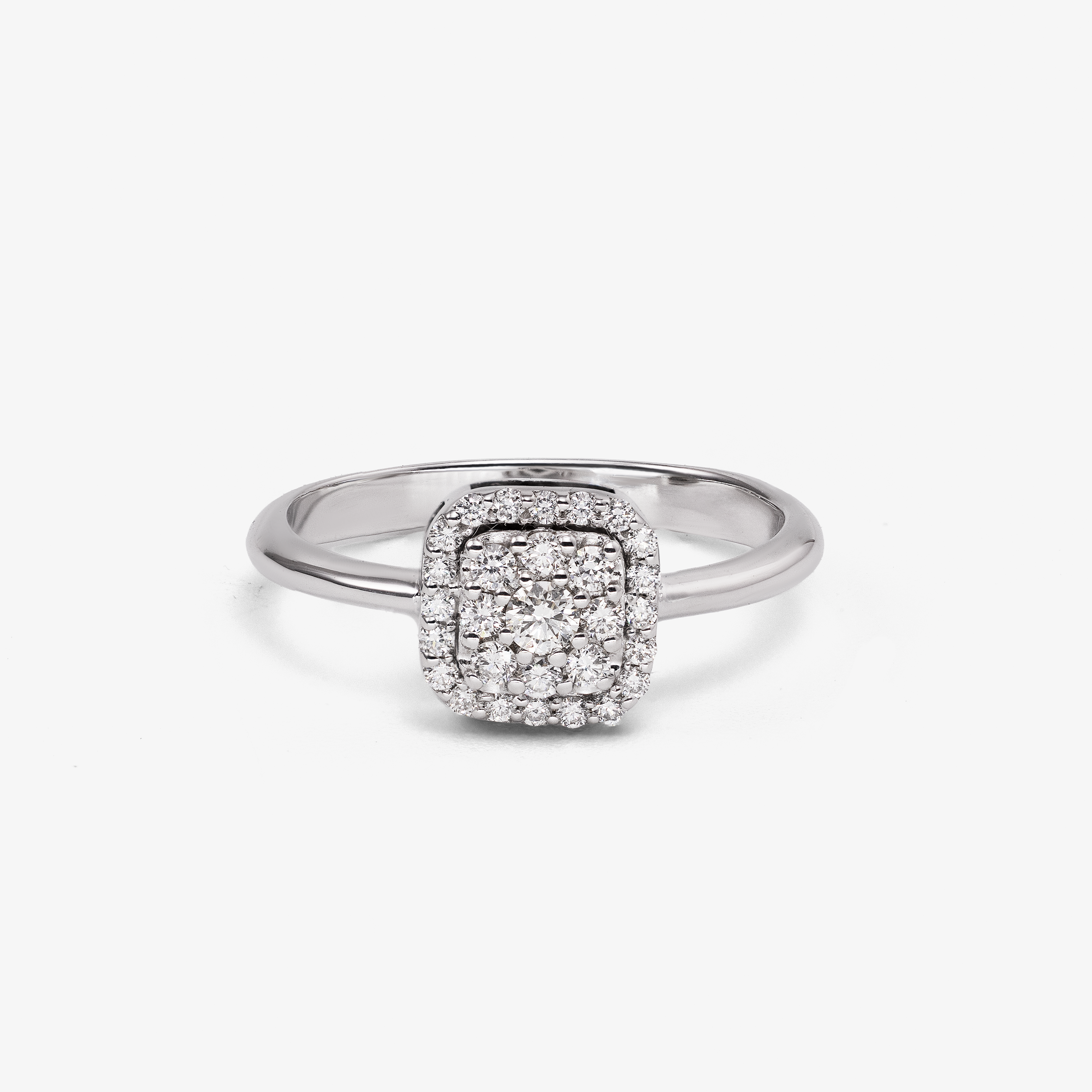 Inel aur 18k cu diamante 0.31 ct
