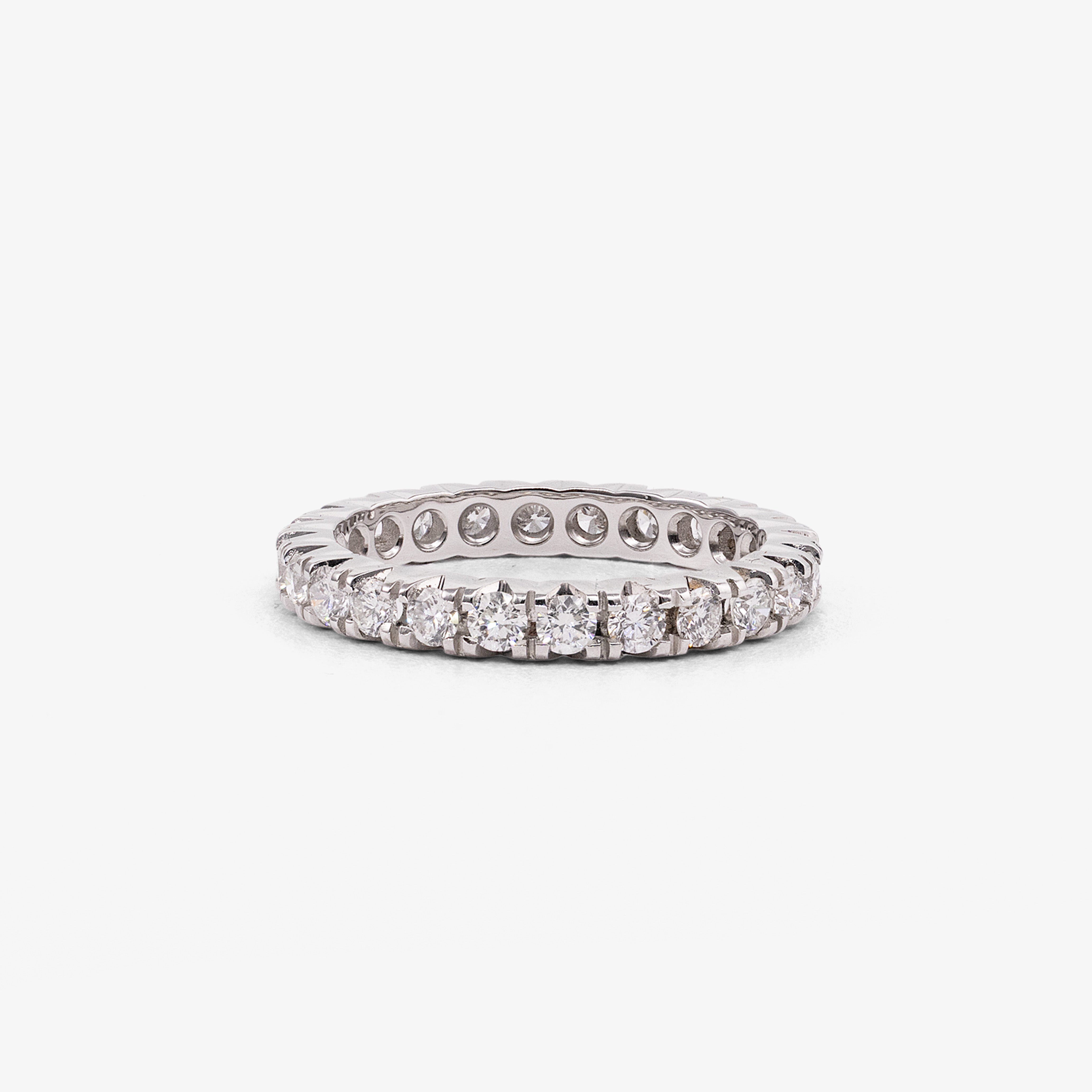 Inel eternity aur 18k cu diamante 0.51 ct