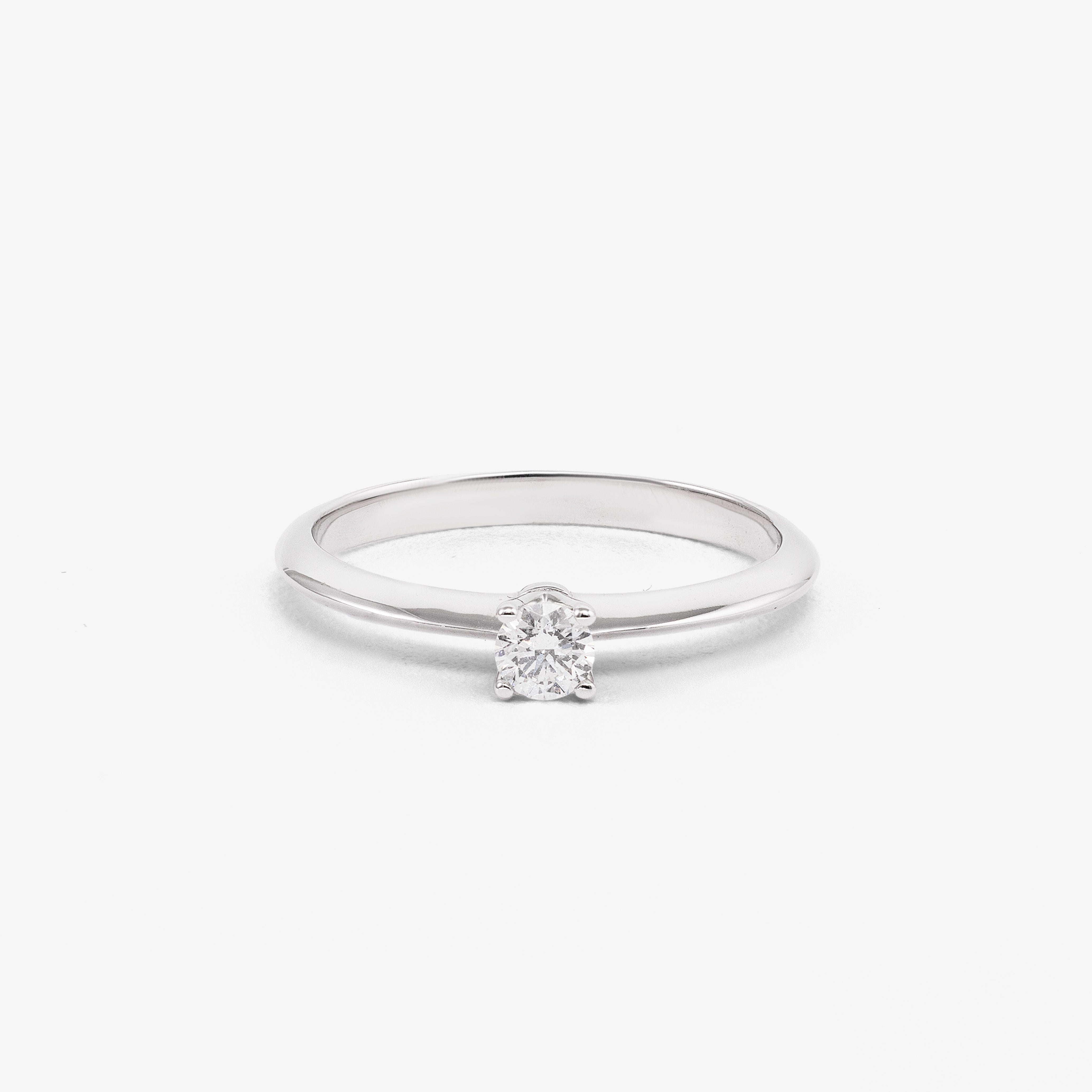 Inel de logodna din aur 18k cu diamant 0.30 ct