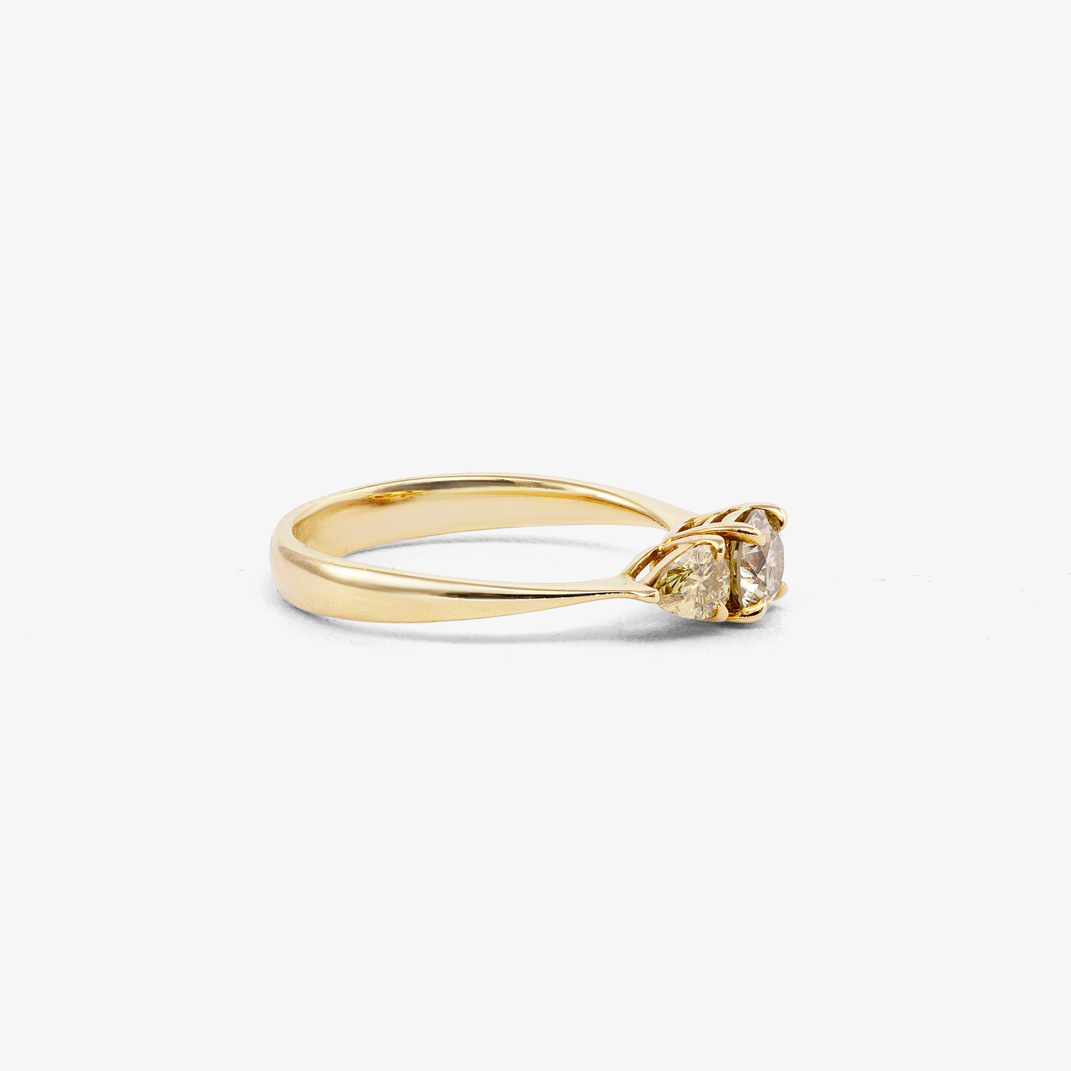 Inel aur 18k cu diamante 0.68 ct