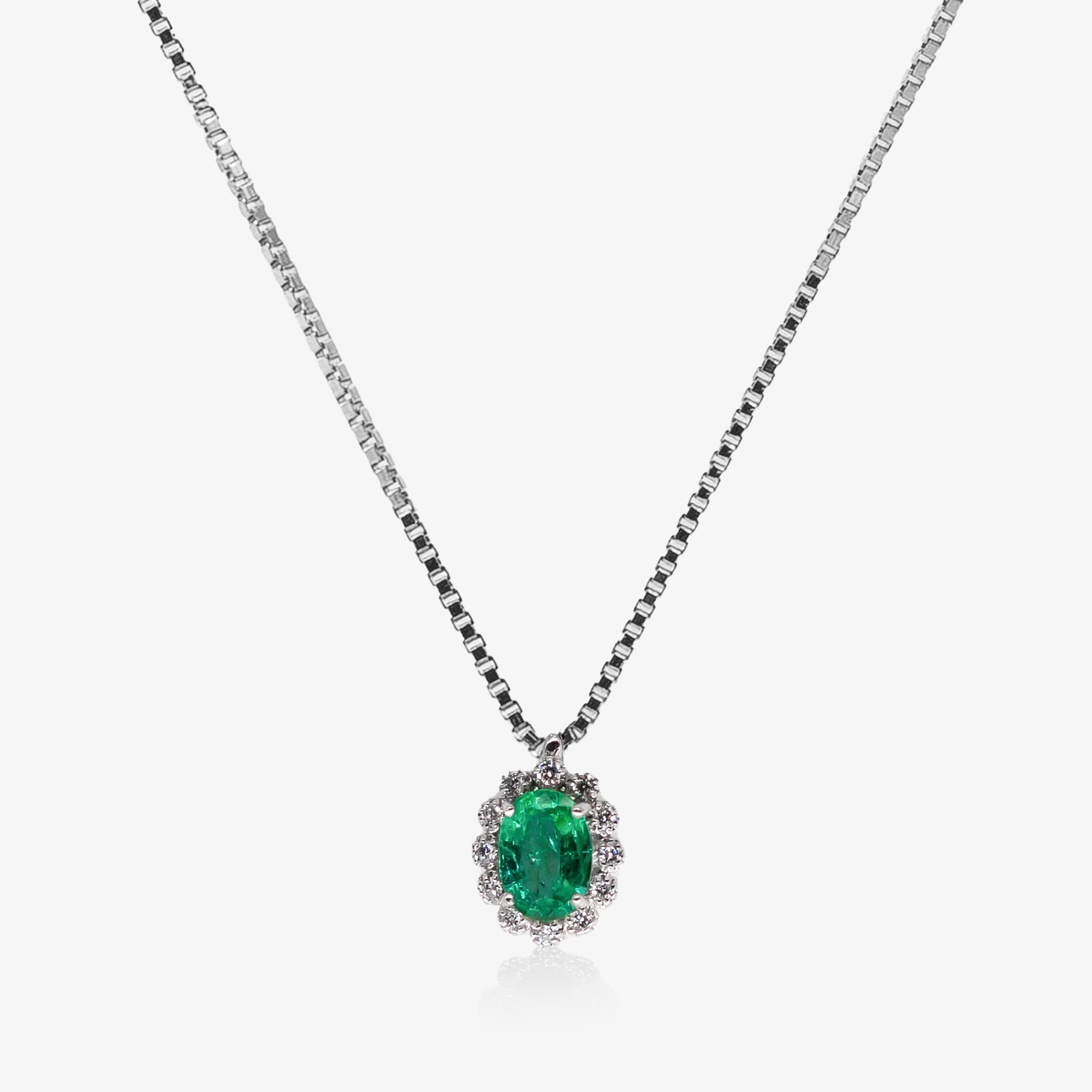 Ghana emerald necklace