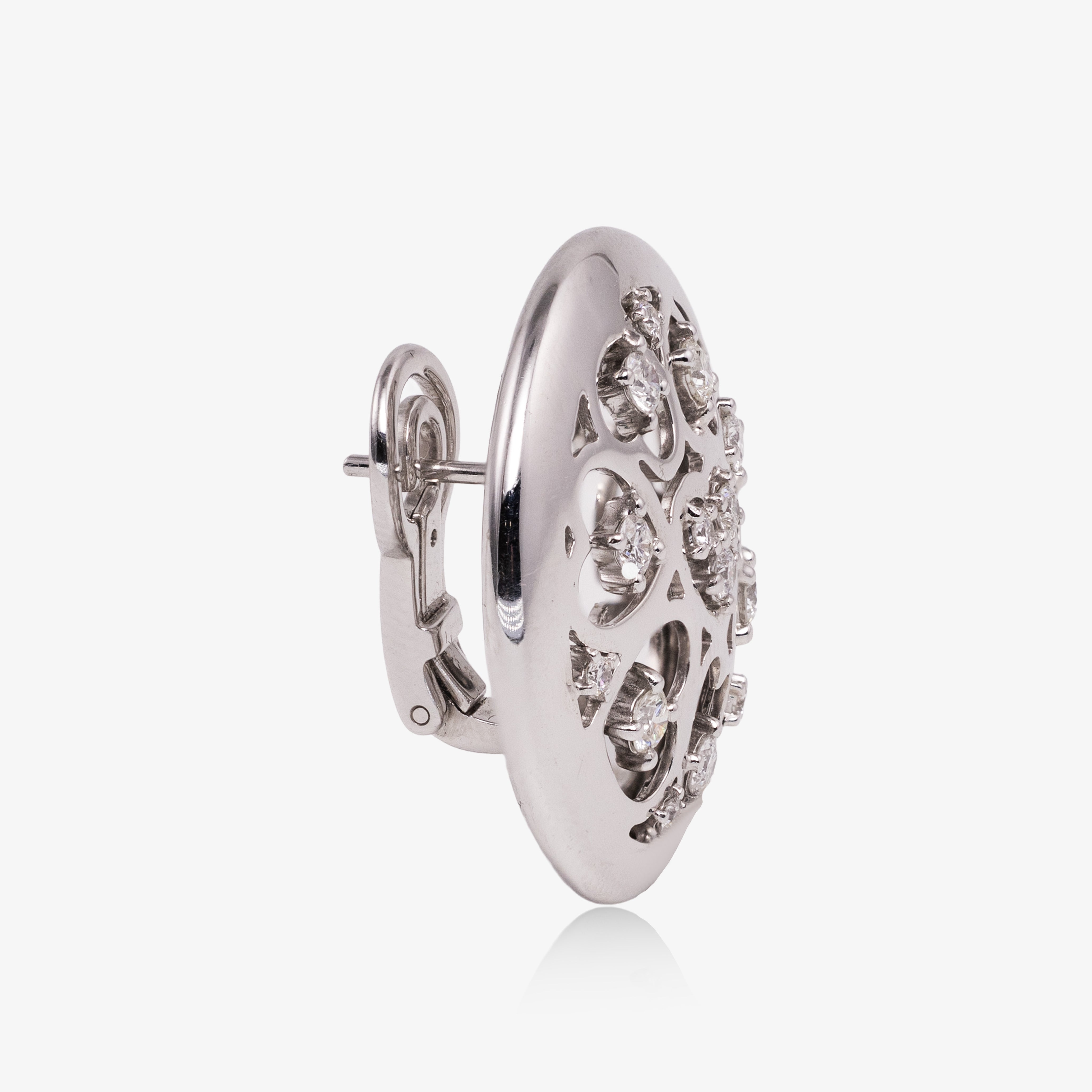 Cercei aur 18k cu diamante 0.94 ct