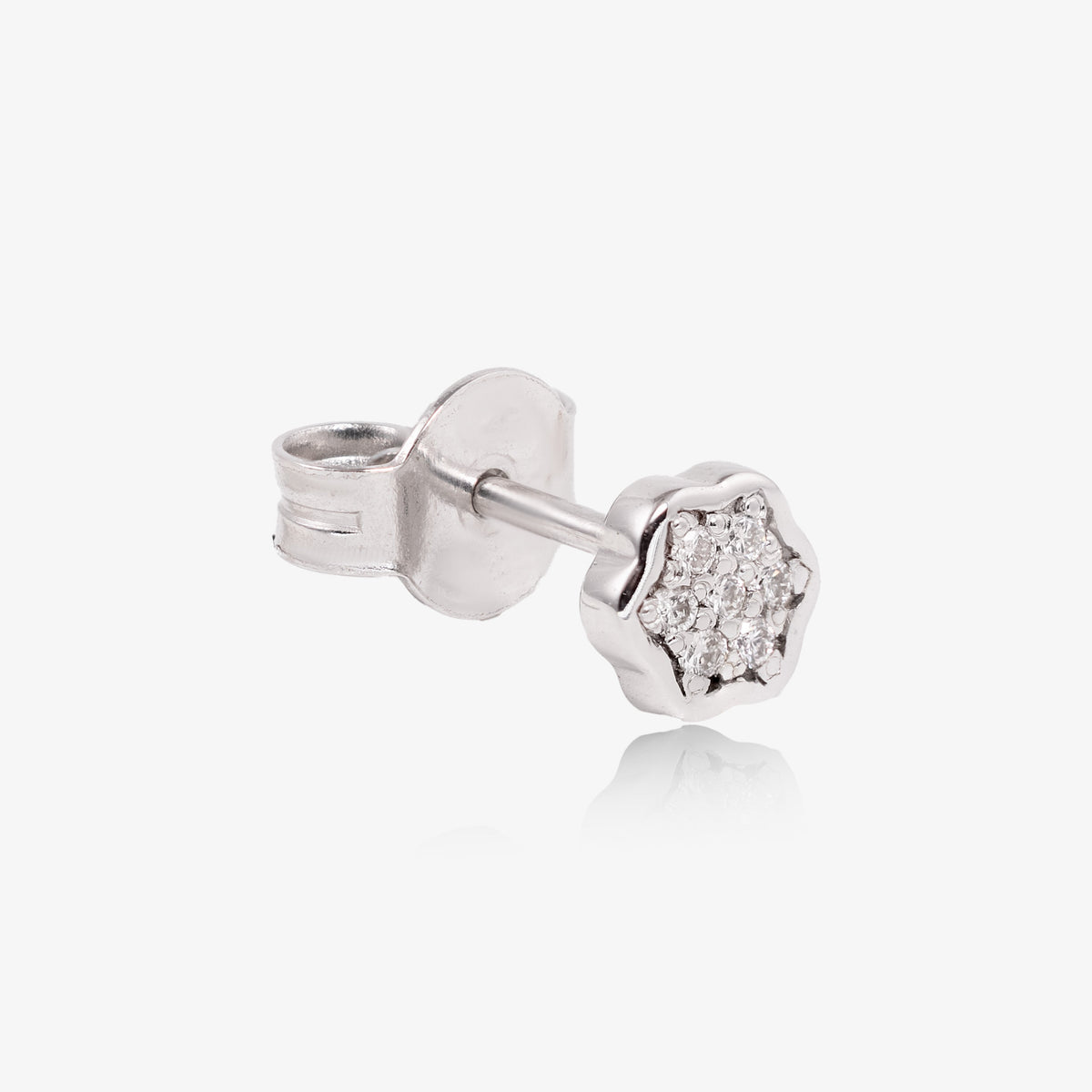 Cercei aur 18k cu diamante 0.07 ct
