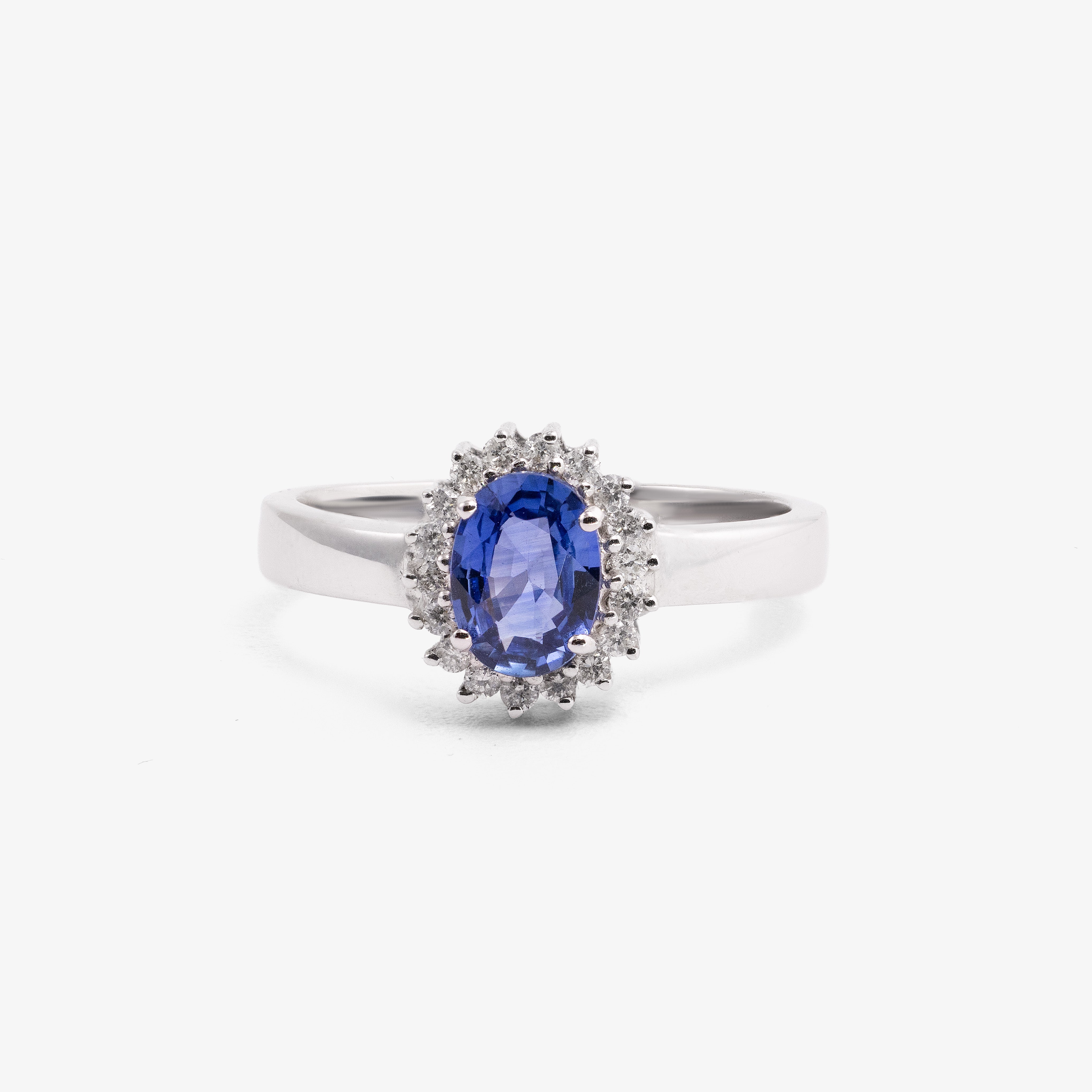 ASYA RING WITH SAPPHIRE AND DIAMONDS
