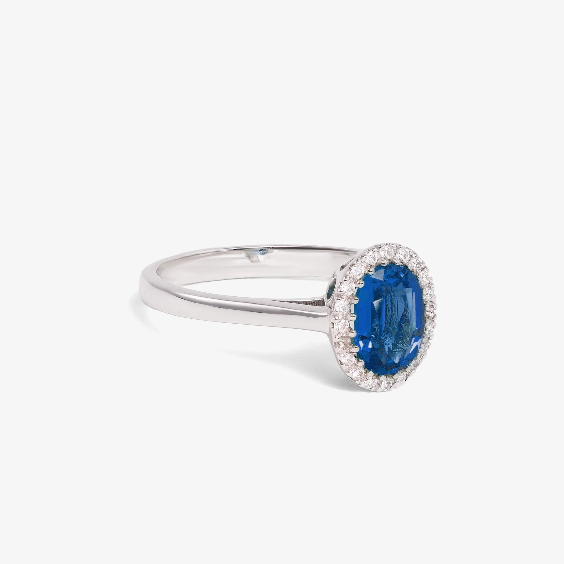 Ring with Sapphires and Diamonds