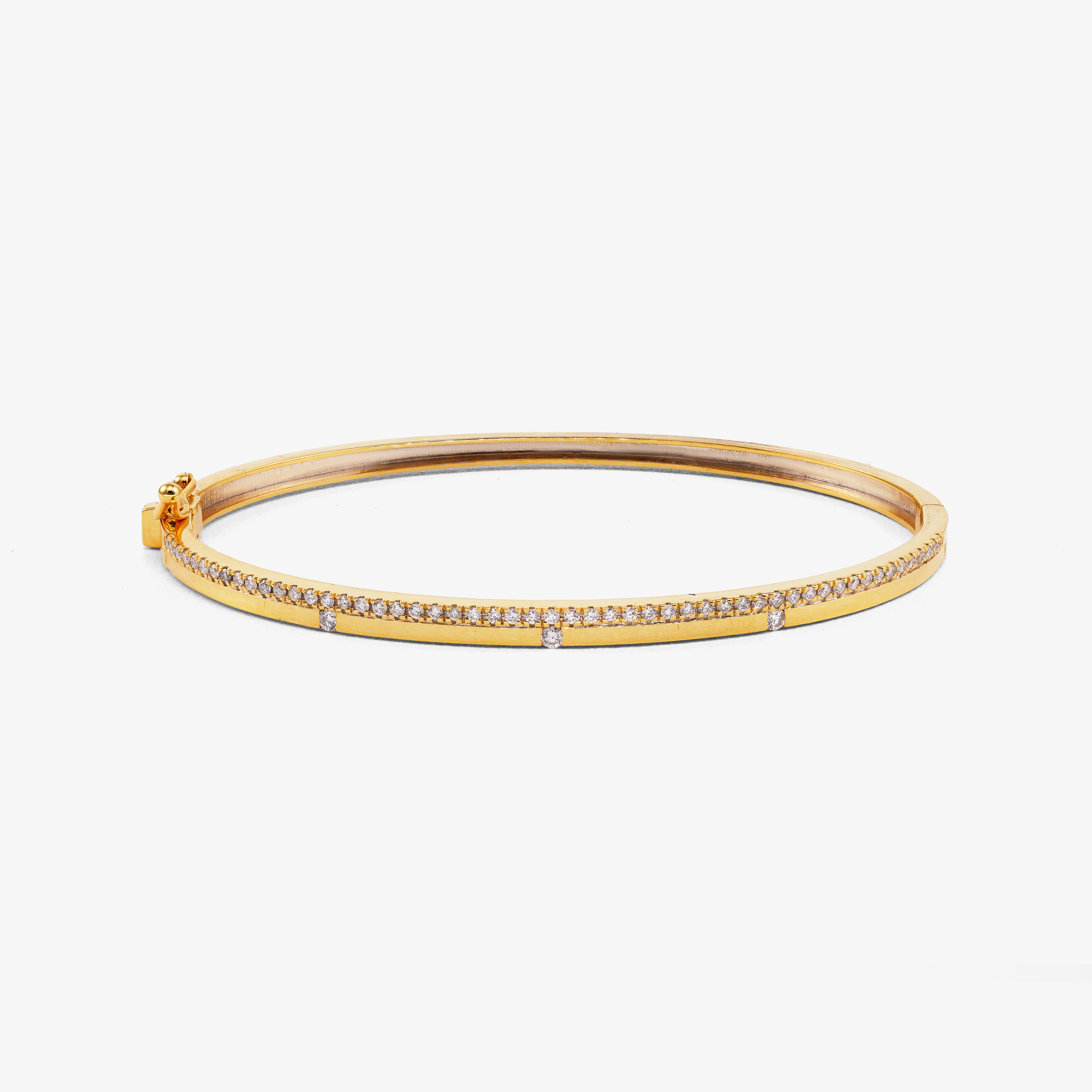 Bratara aur 18k cu diamante 0.60 ct