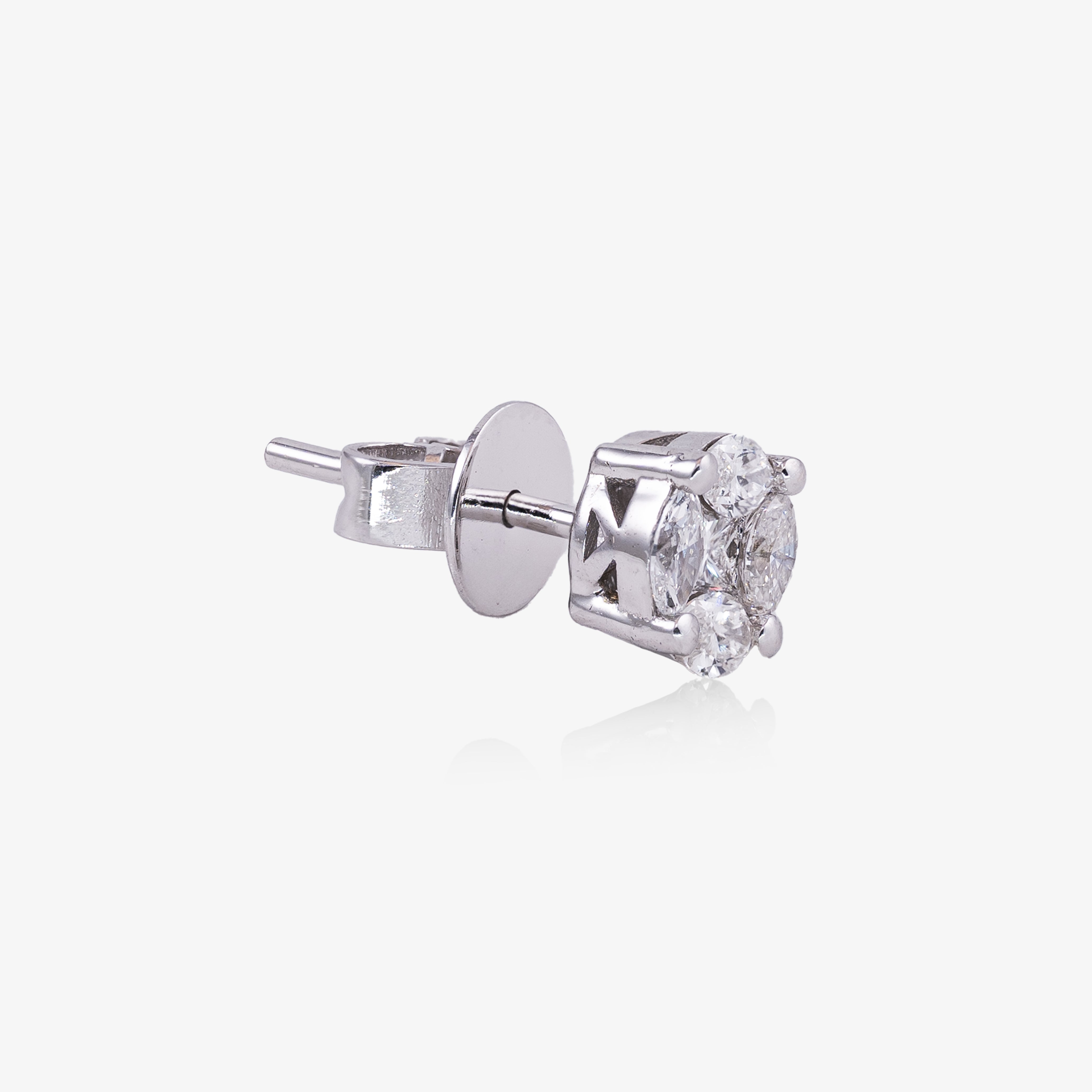Cercei aur 18k cu diamante 0.94 ct