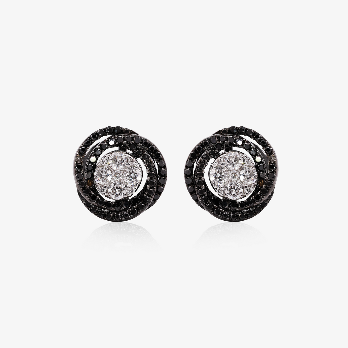 Cercei aur 18k cu diamante 0.73 ct