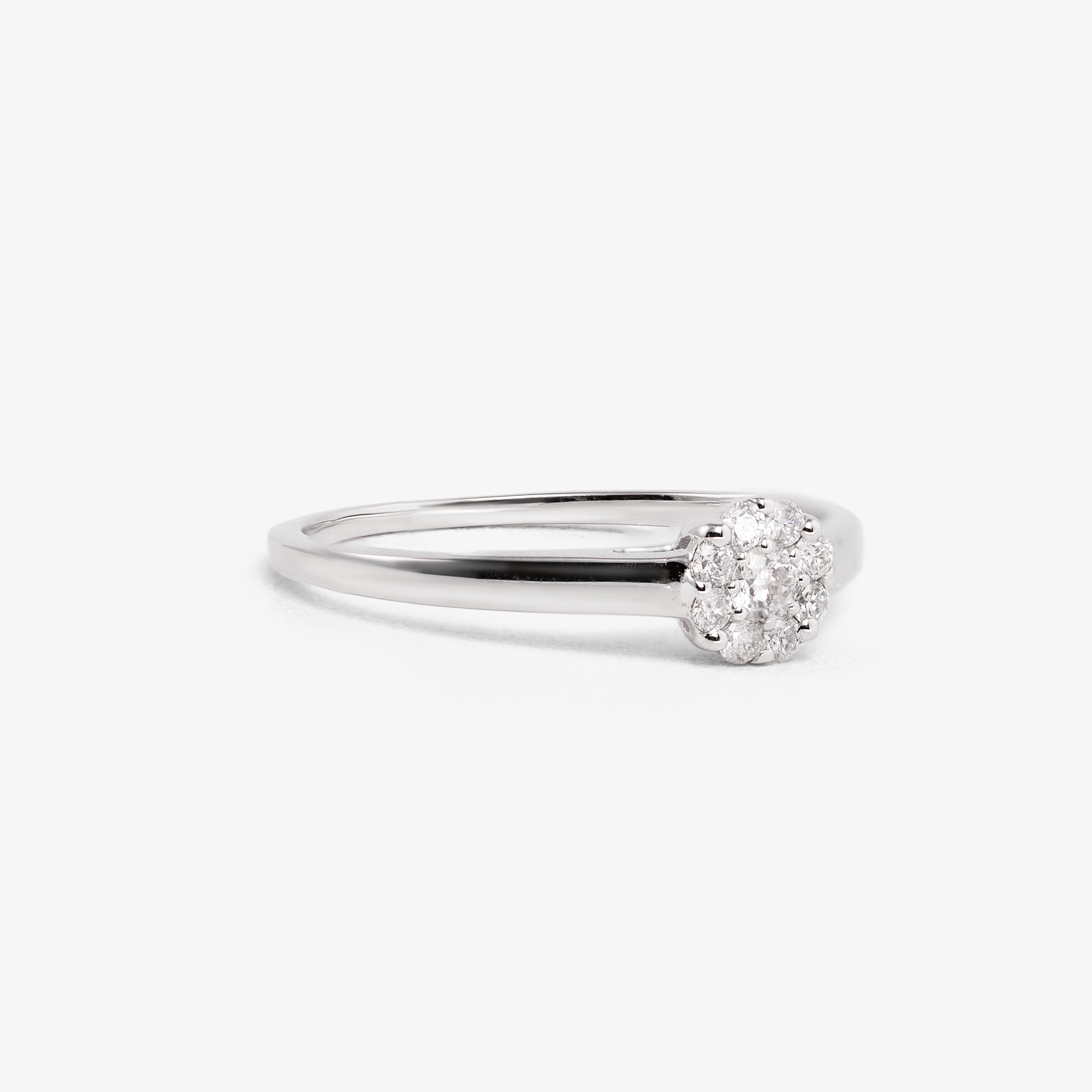 Inel aur 18k cu diamante 0.19 ct