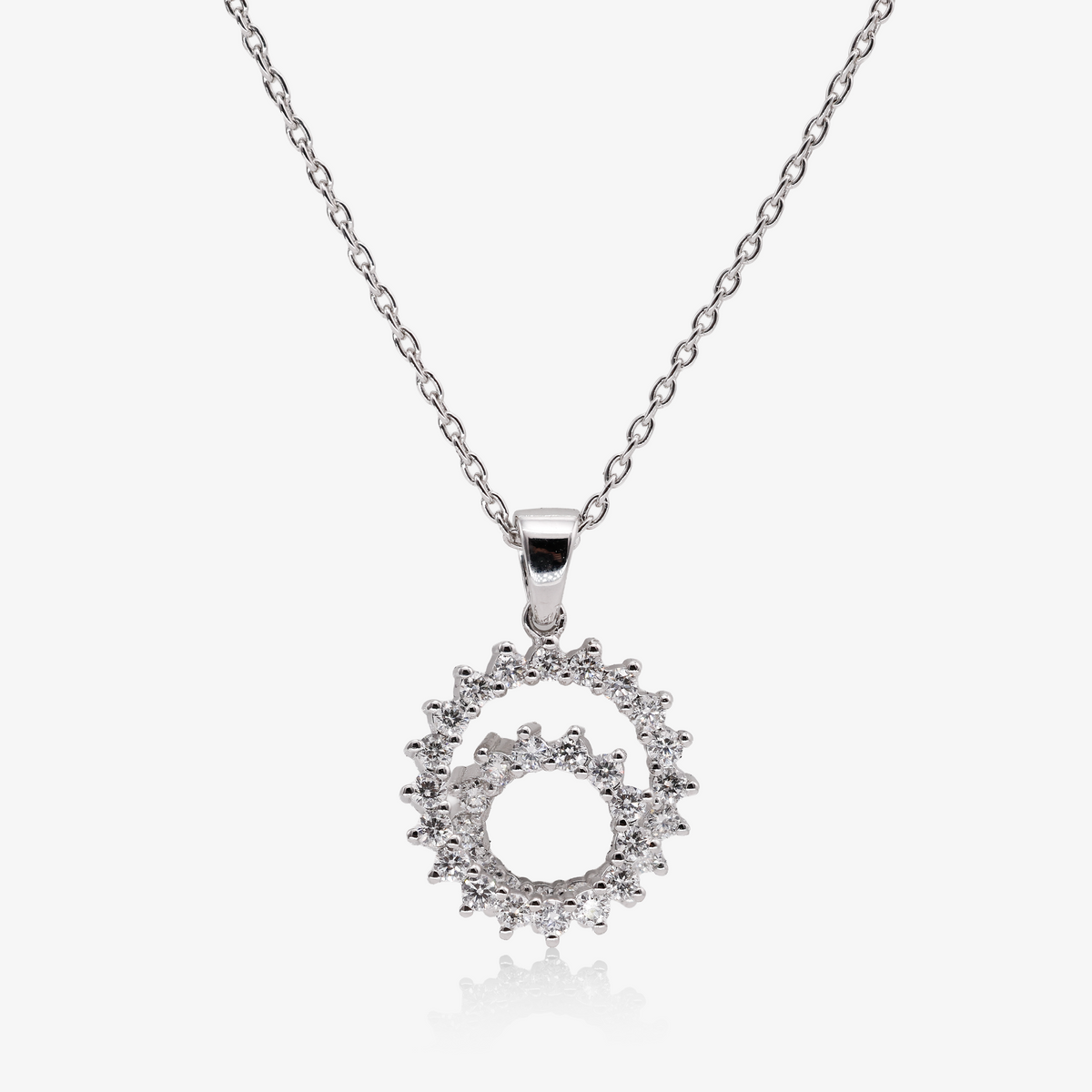 Colier aur 18k cu diamante 0.47 ct