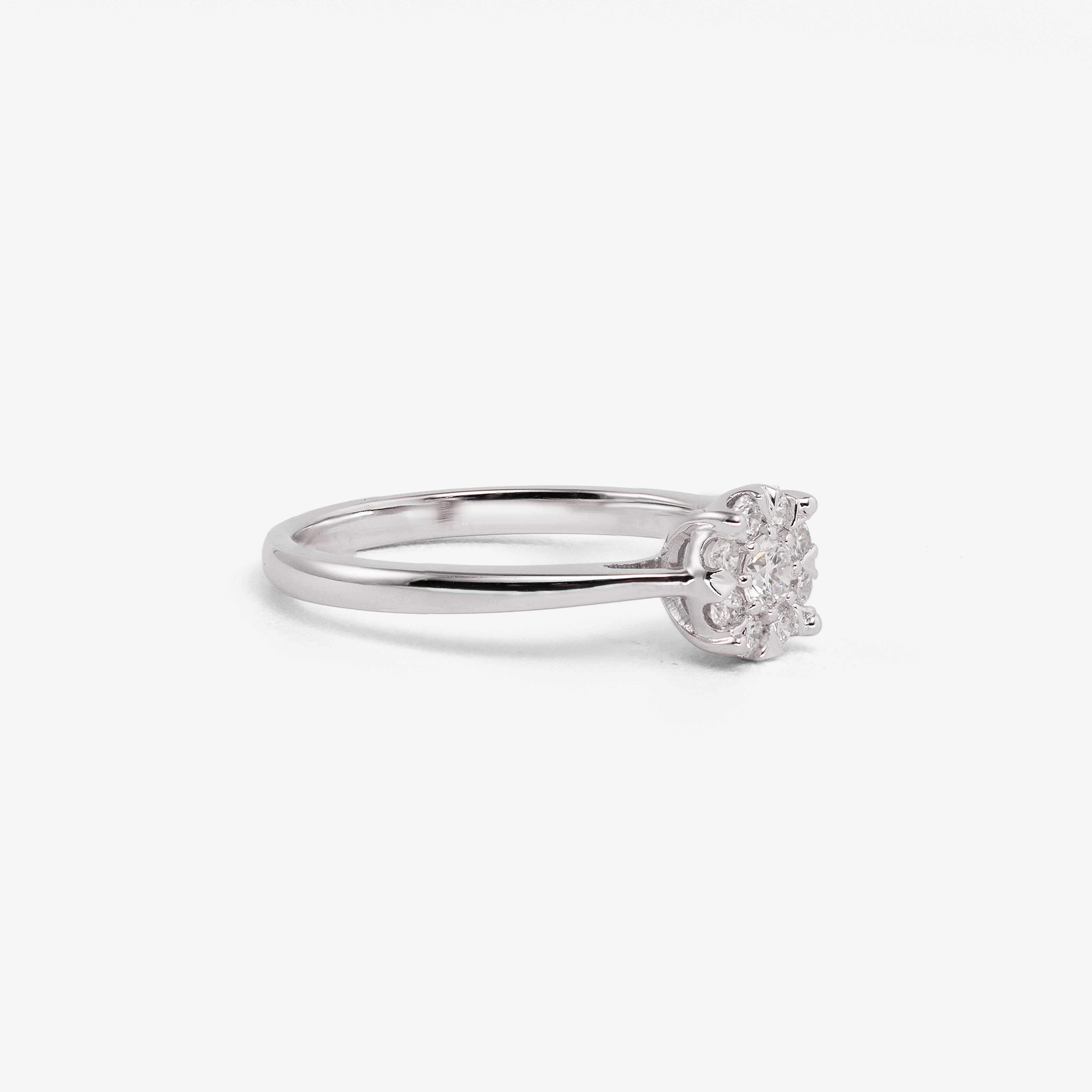 Inel aur 18k cu diamante 0.32 ct
