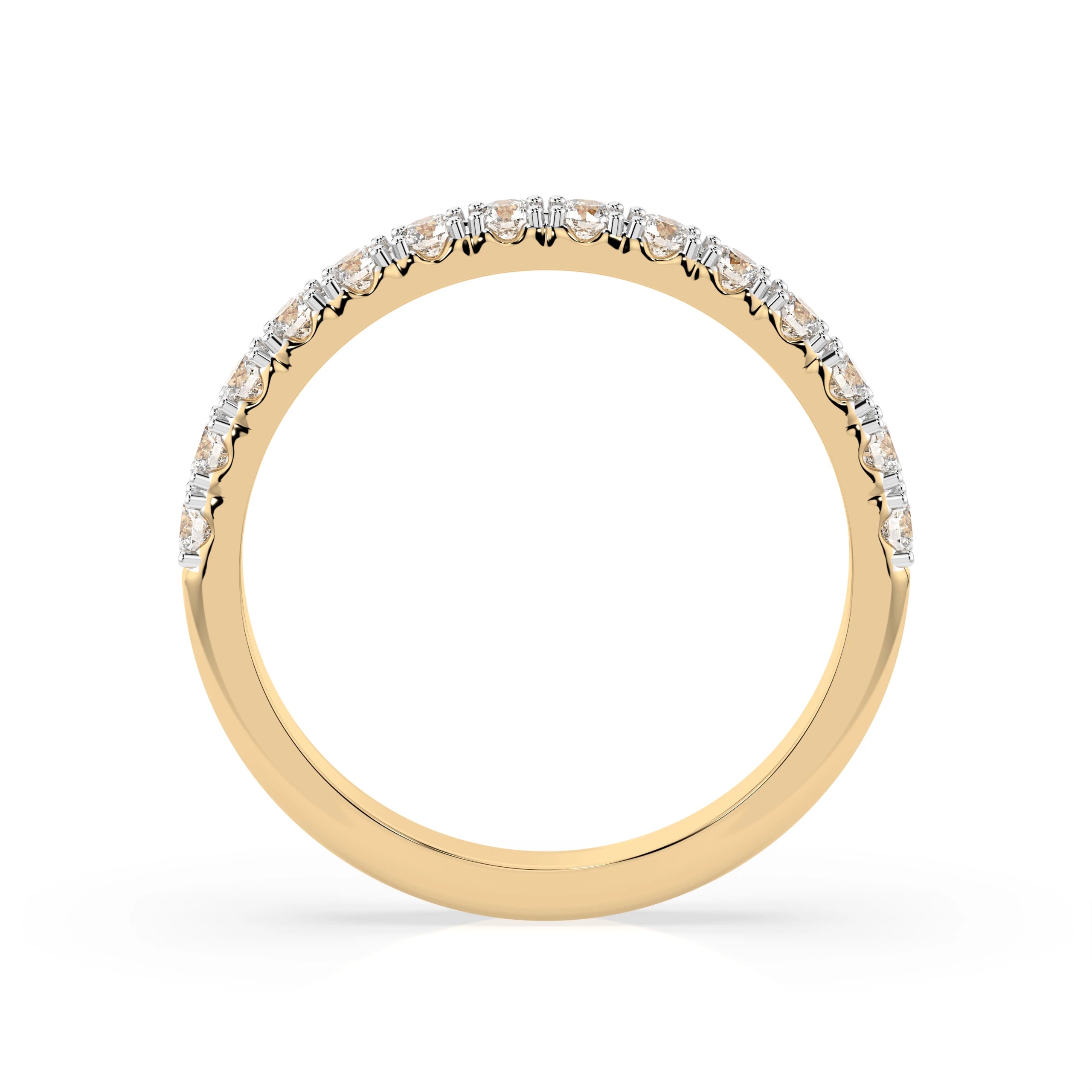 Inel din Aur cu Diamante Rotunde Briliant 0.42 CT