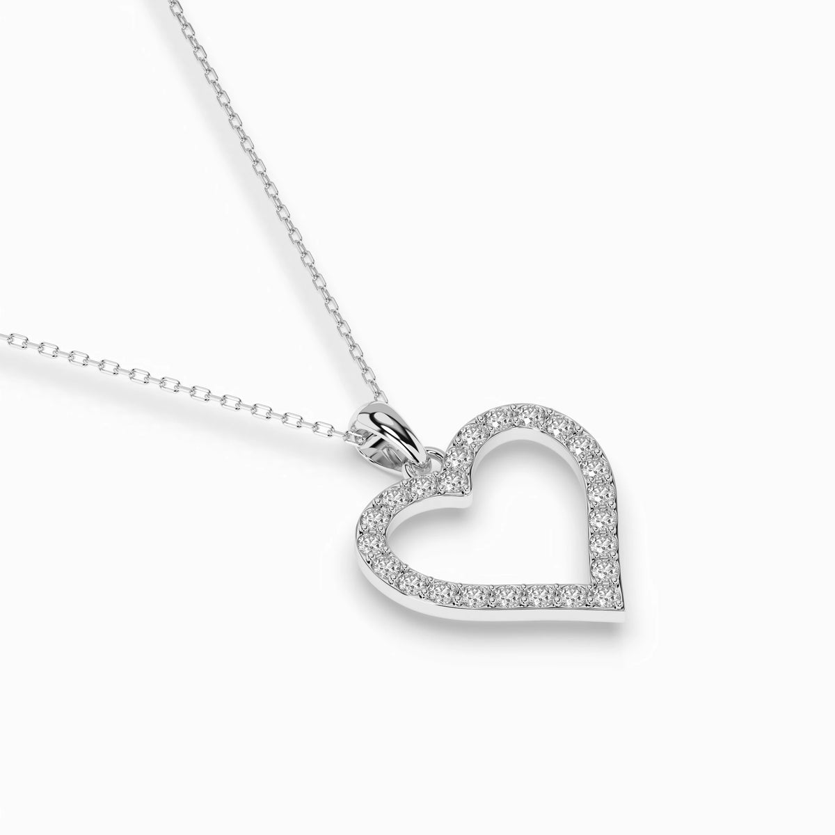 Colier din Aur cu Diamante, Forma Rotund Briliant, 0,31 CT