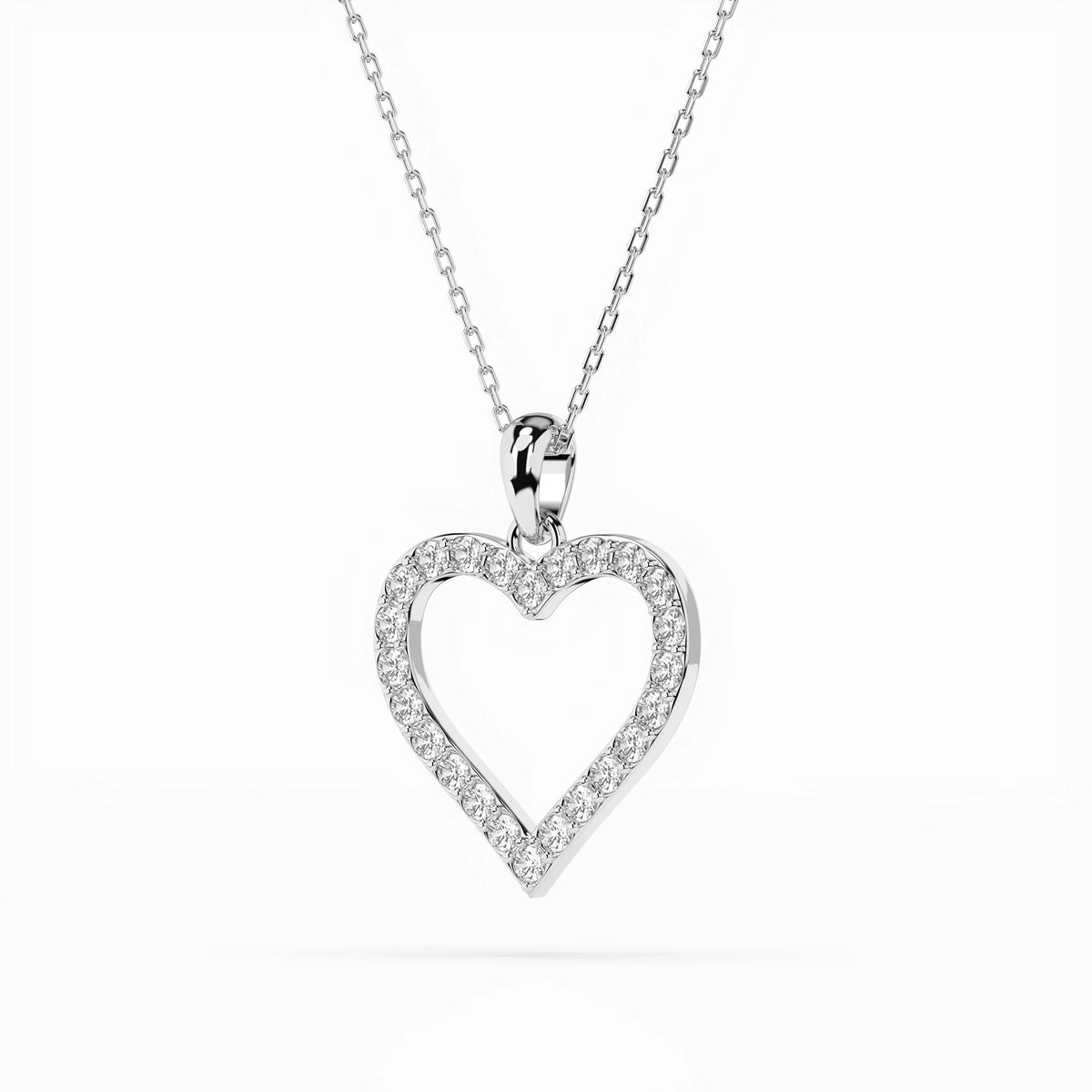 Colier din Aur cu Diamante, Forma Rotund Briliant, 0,31 CT