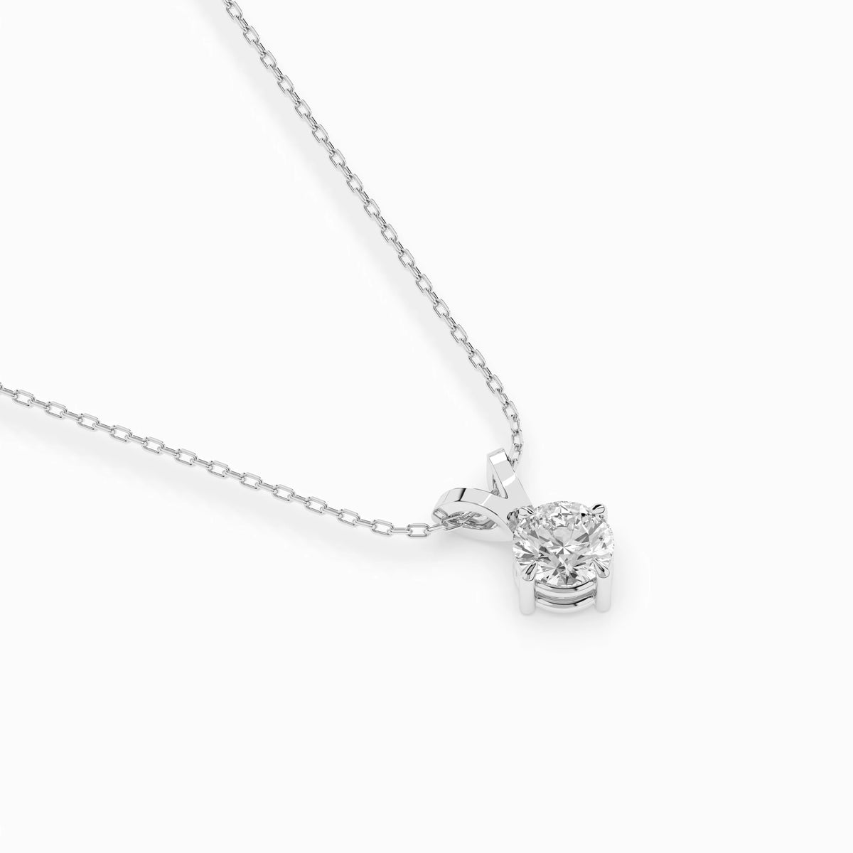 Colier din Aur cu Diamant, Forma Rotund Briliant, 0,30 CT