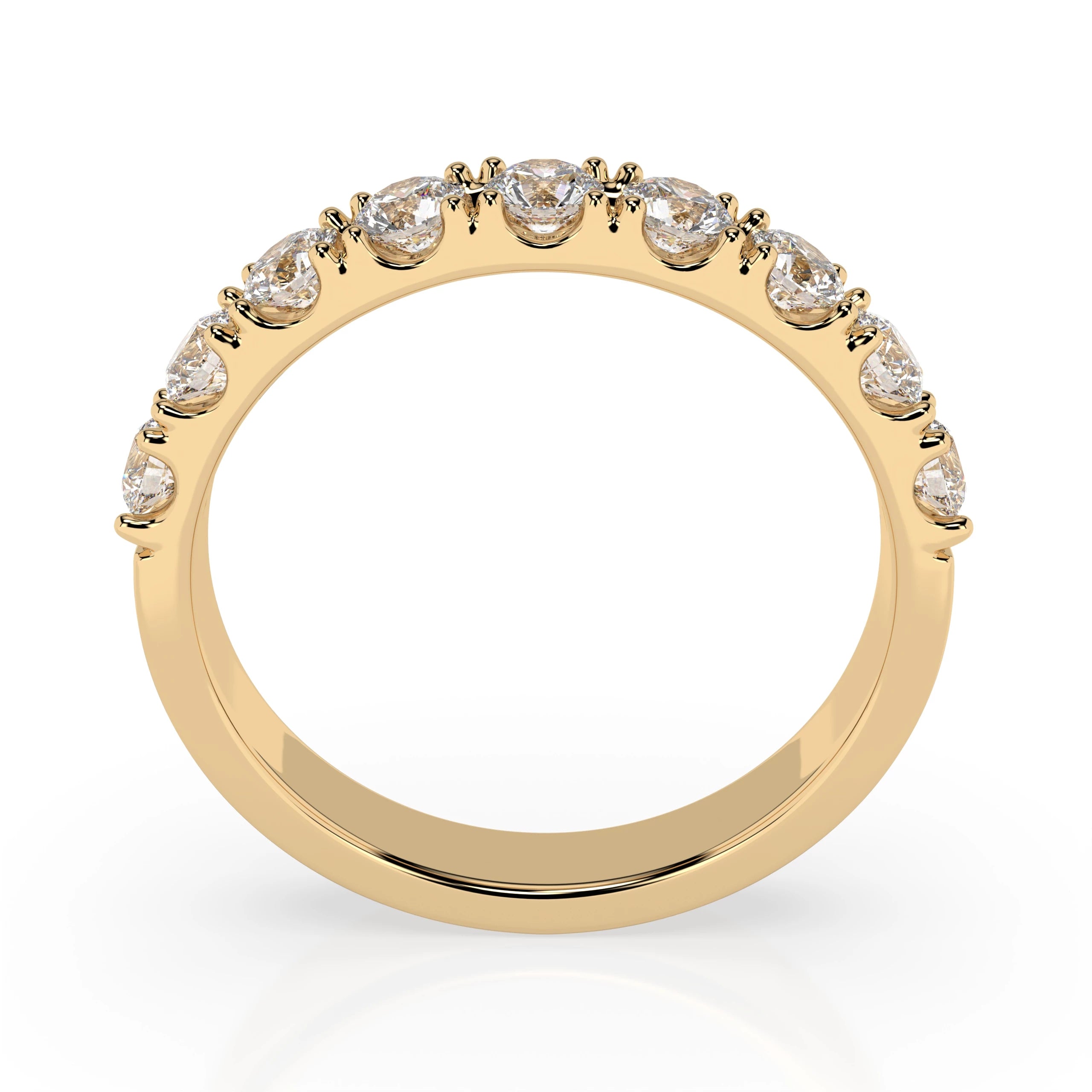 Inel din Aur cu Diamante Rotunde Briliant 0.78 CT
