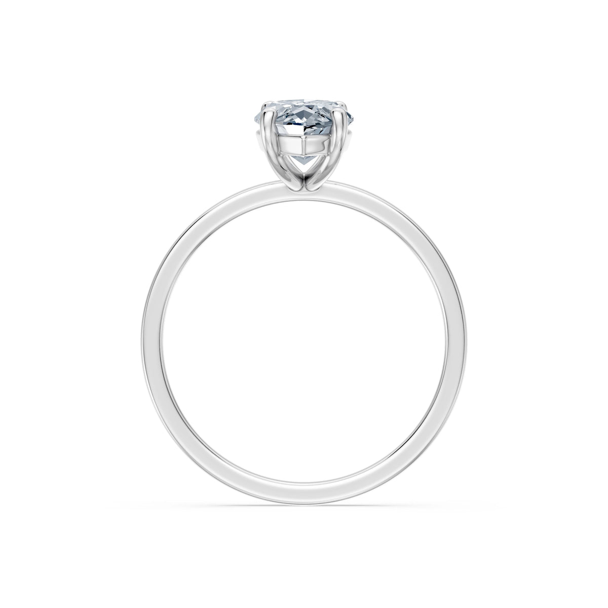 Inel de Logodnă Solitaire din Aur, Diamant Marquise 1,50 CT