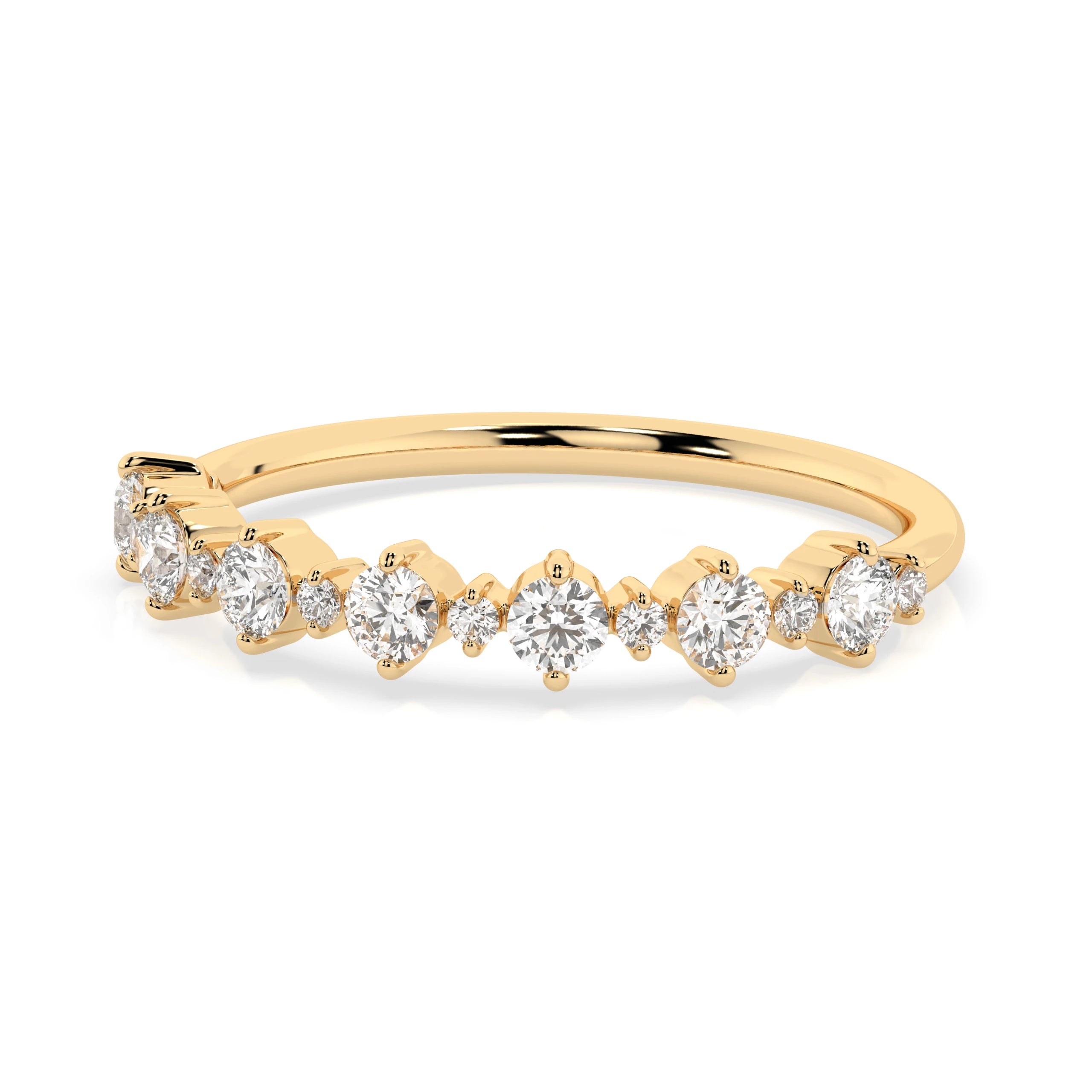 Inel din Aur cu Diamante Rotunde Briliant 0.50 CT