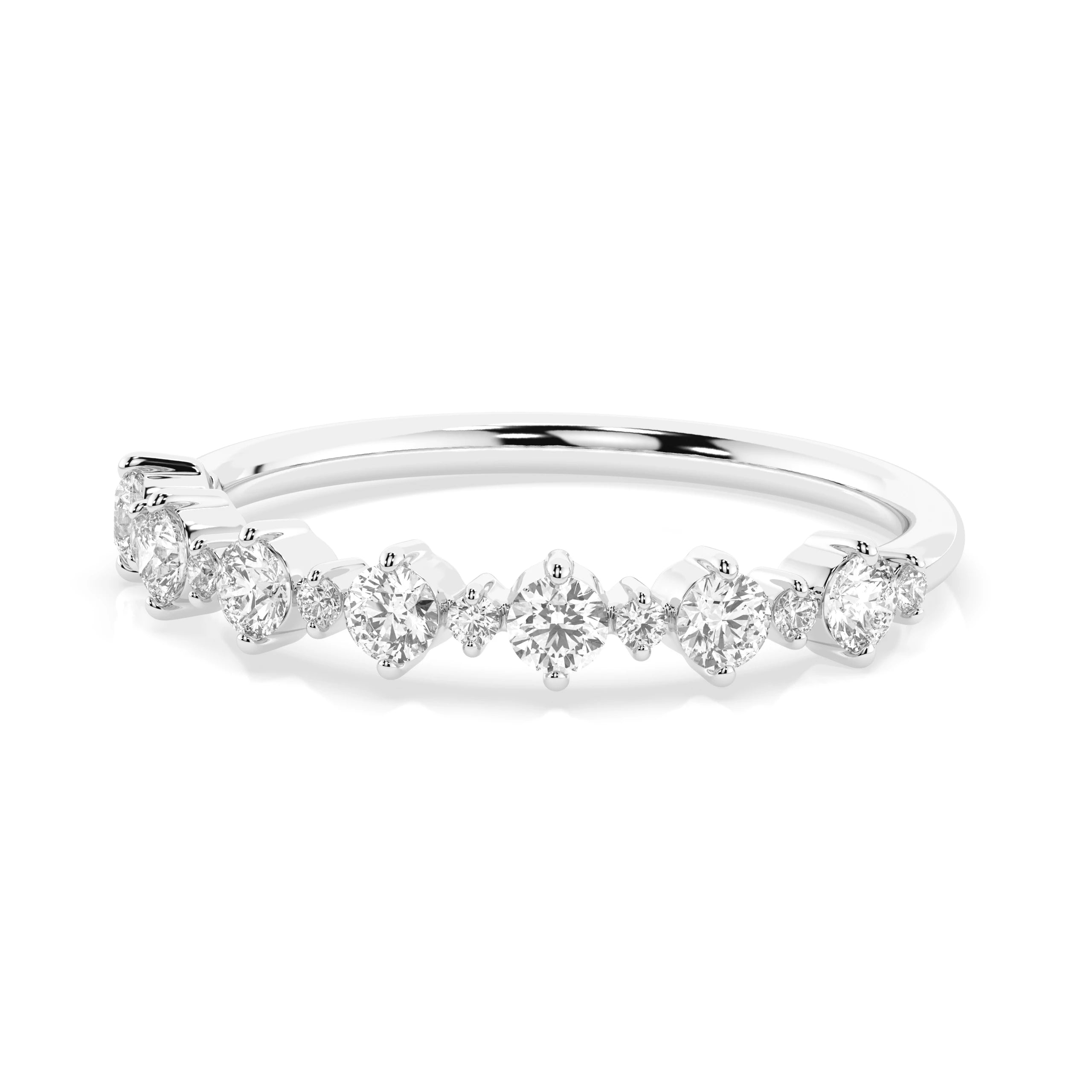 Inel din Aur cu Diamante Rotunde Briliant 0.50 CT