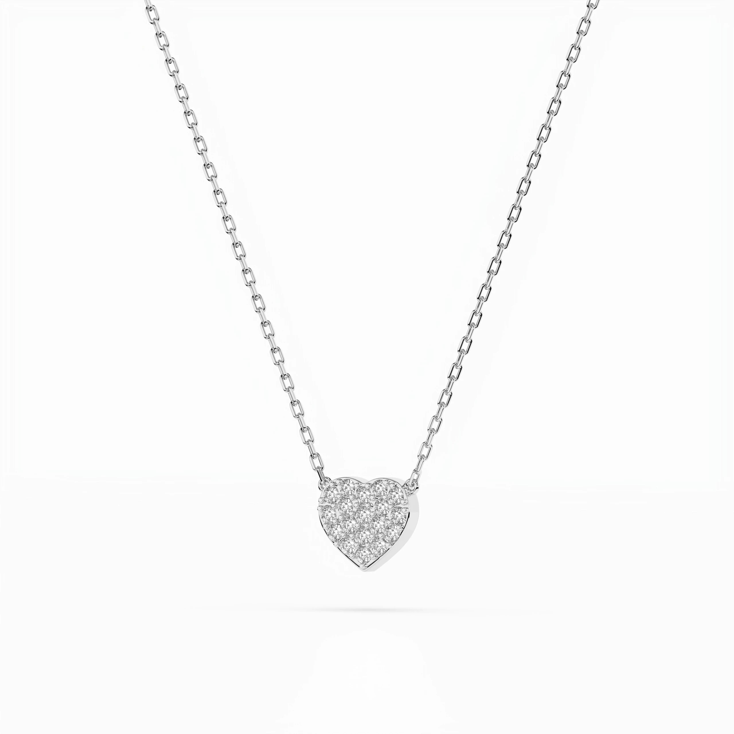 Colier din Aur cu Diamante Rotunde Briliant 0.09 CT