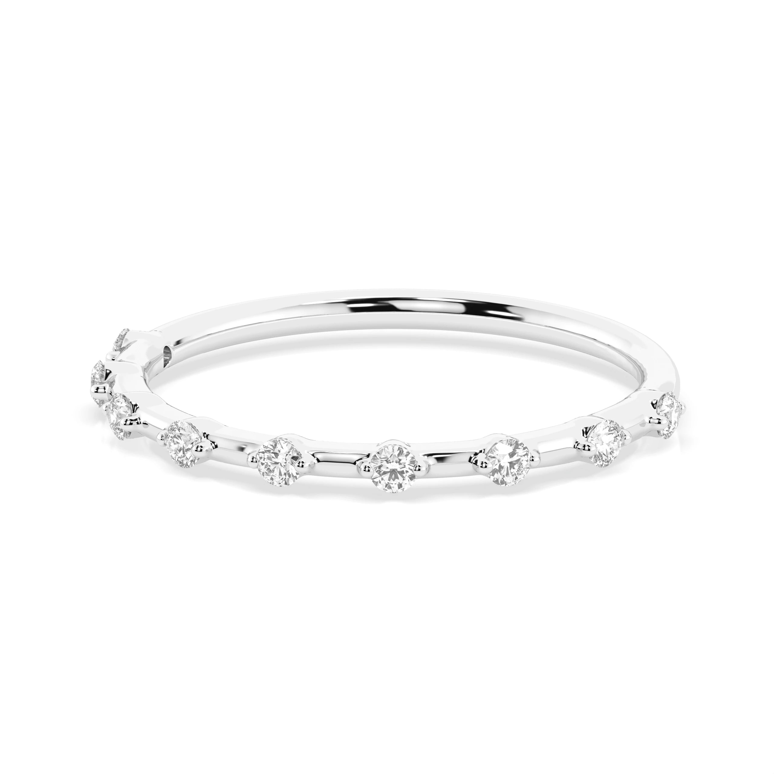 Inel din Aur cu Diamante Rotunde Briliant 0.18 CT