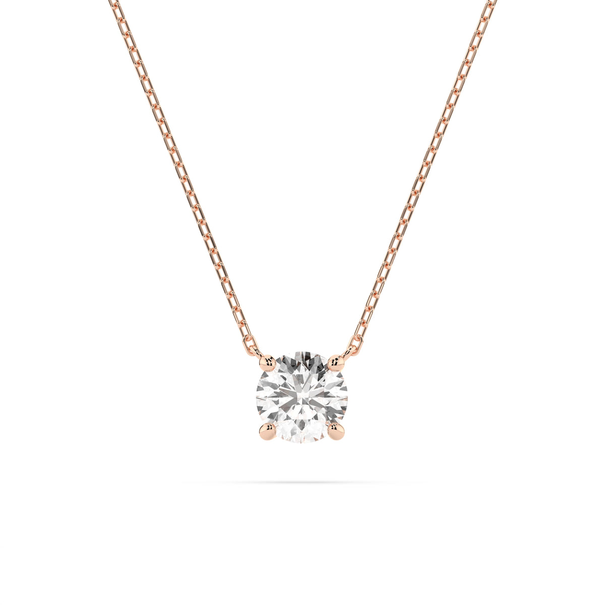 Colier din Aur cu Diamant, Forma Rotund Briliant, 0,30 CT