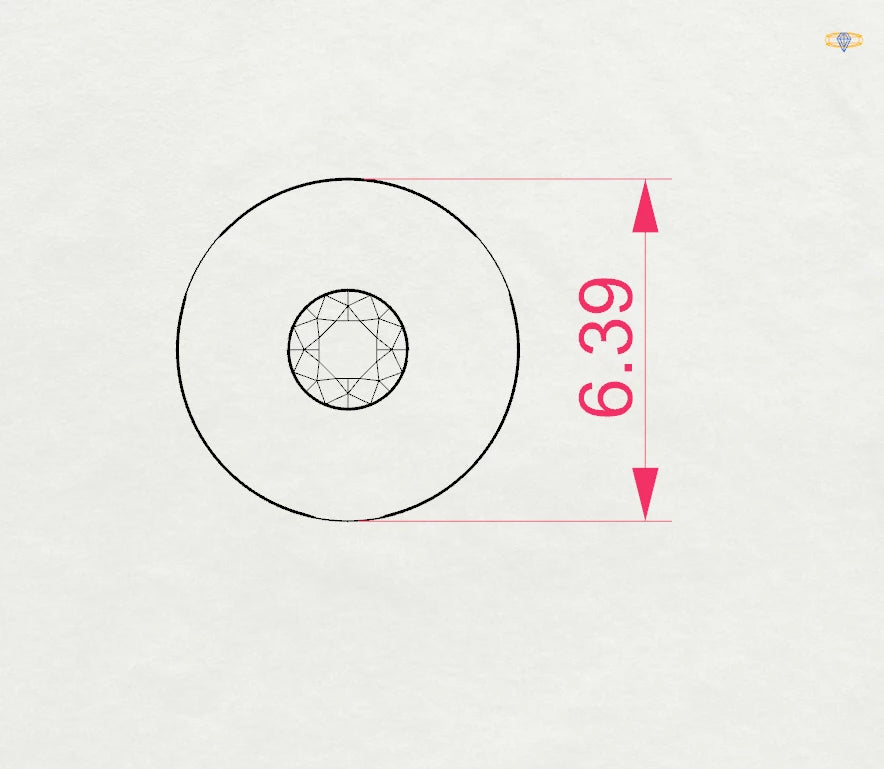 Cercei din Aur cu Diamante Rotunde Briliant 0.08 CT