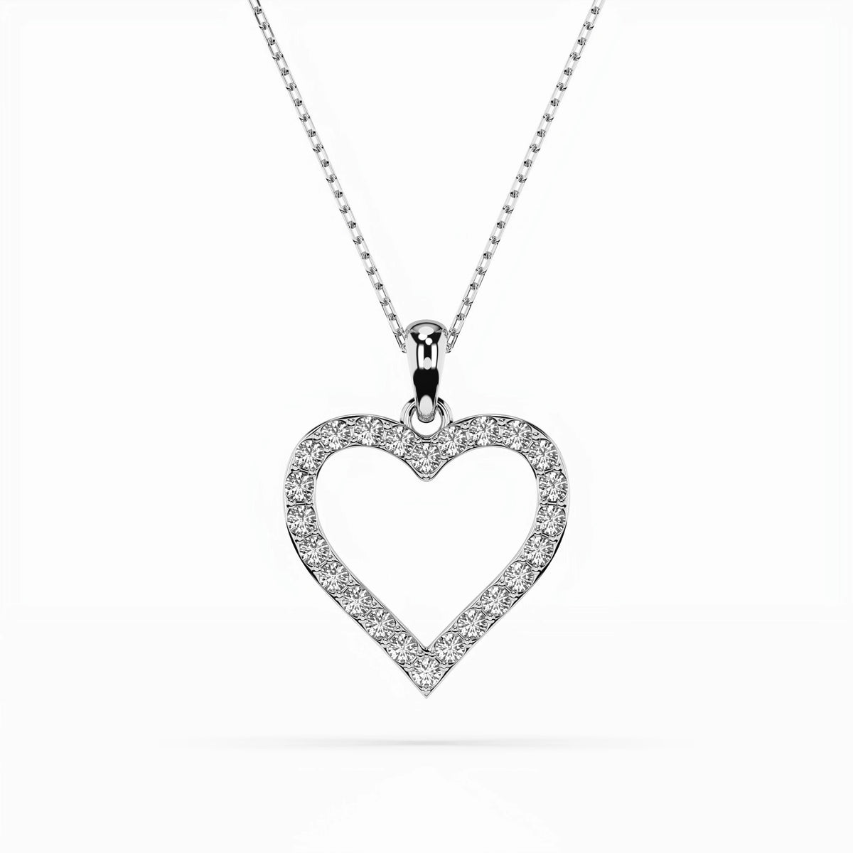 Colier din Aur cu Diamante, Forma Rotund Briliant, 0,31 CT