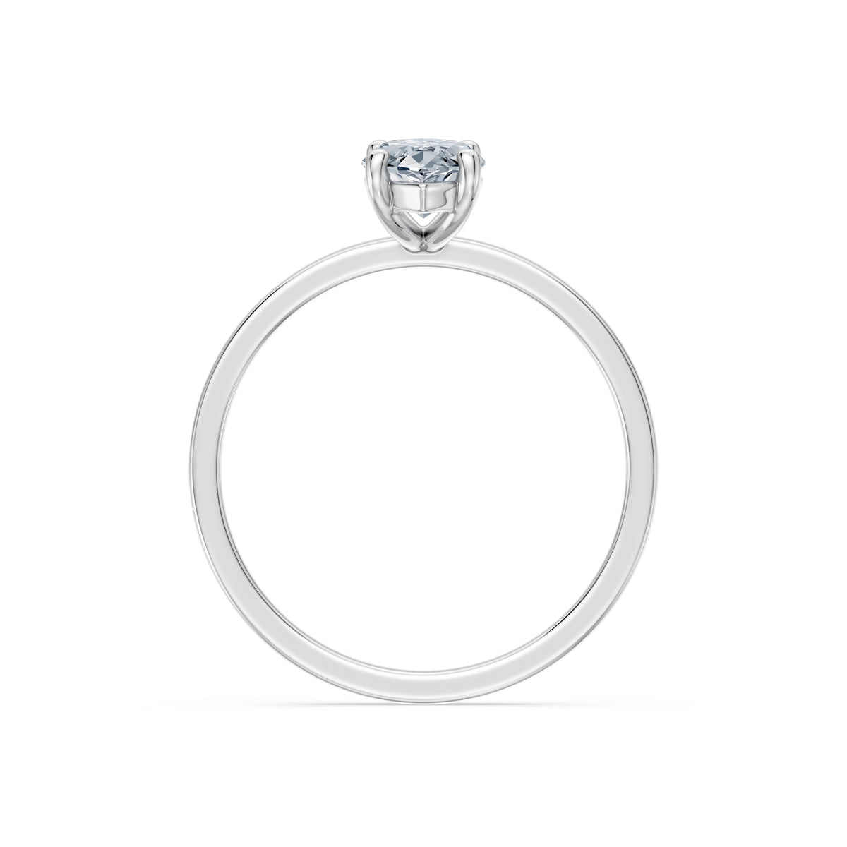 Inel de Logodnă Solitaire din Aur, Diamant Marquise 1,00 CT