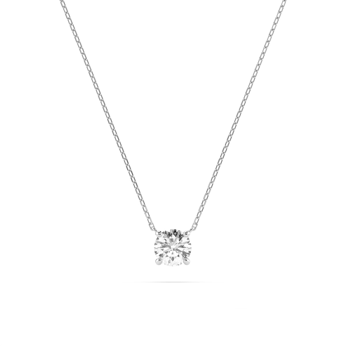 Colier din Aur cu Diamant, Forma Rotund Briliant, 0,30 CT
