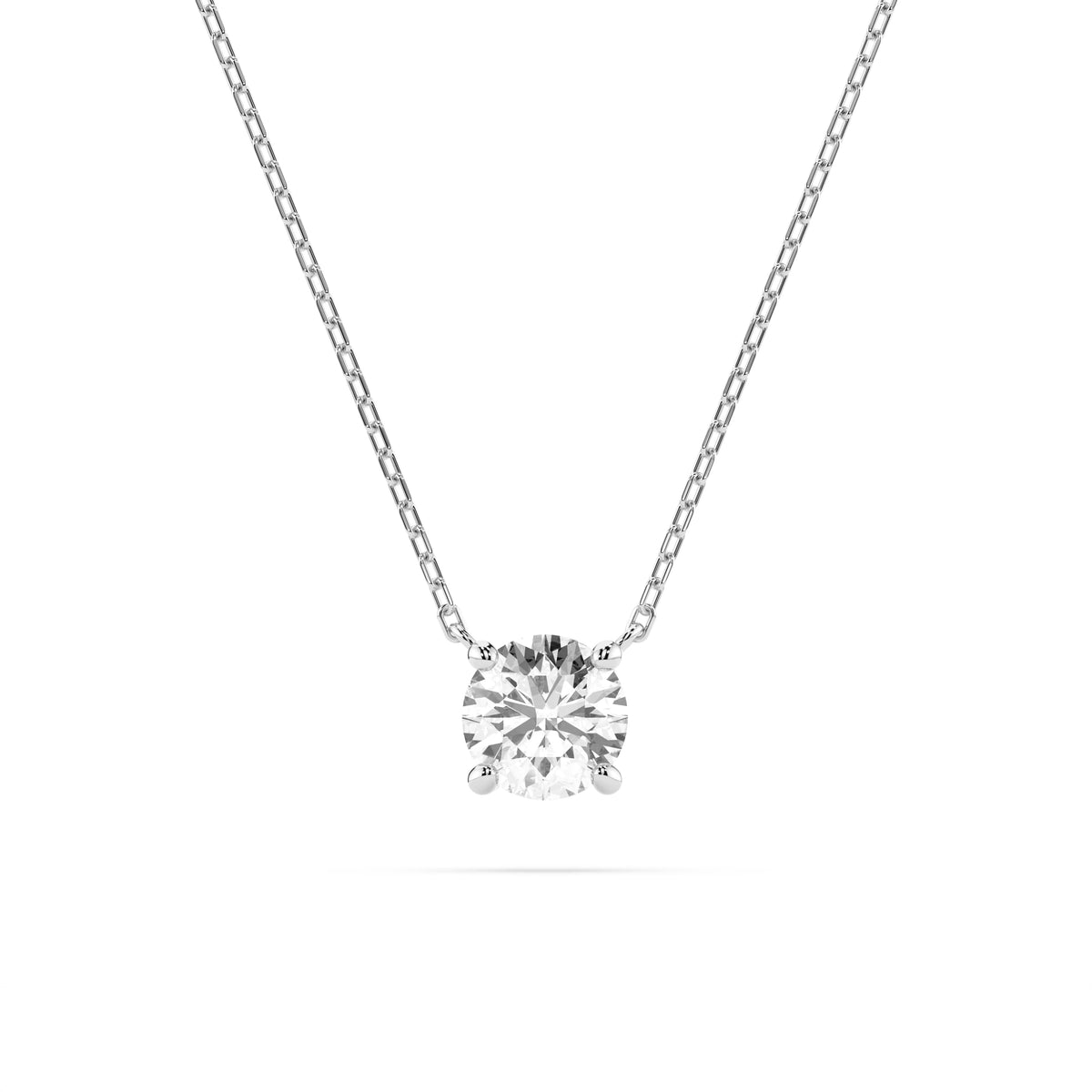 Colier din Aur cu Diamant, Forma Rotund Briliant, 0,30 CT