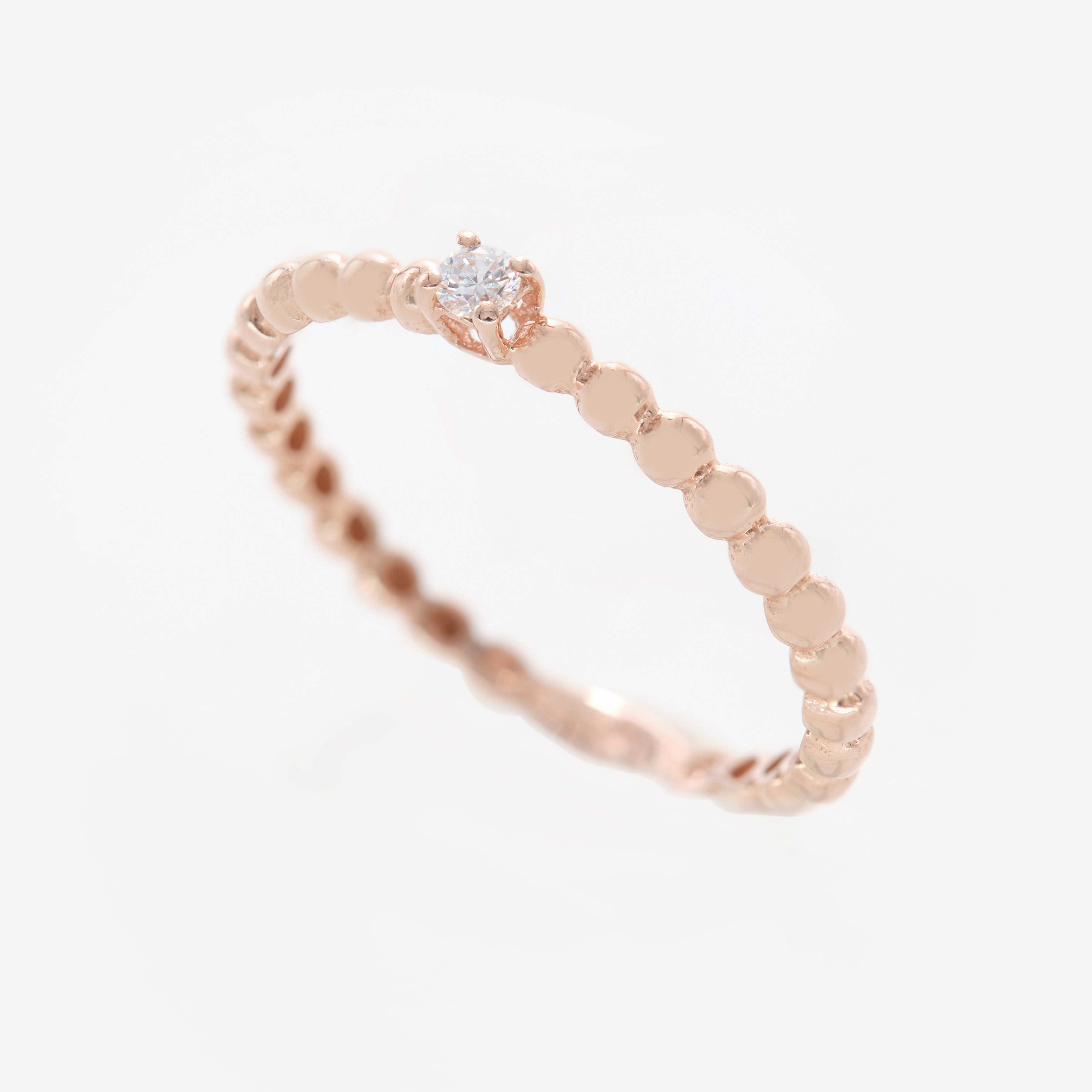 Kyra rose gold and diamond ring