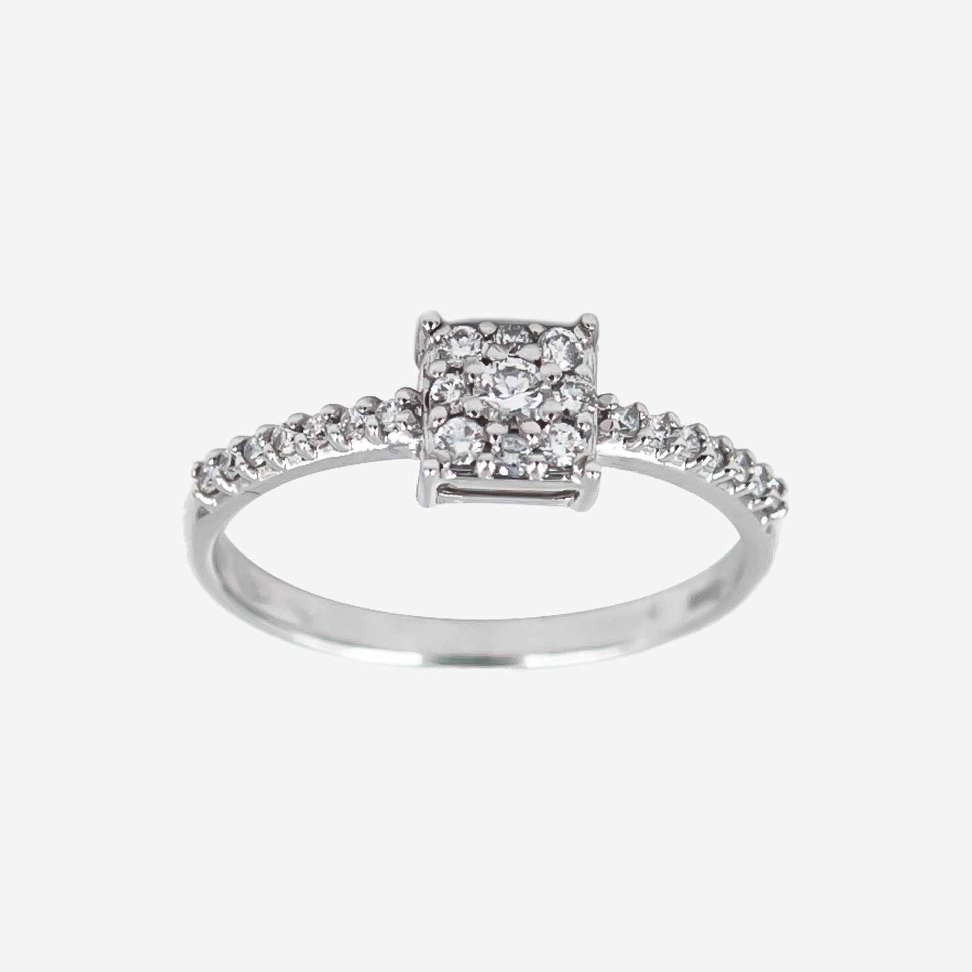 Inel Square Star cu Diamante