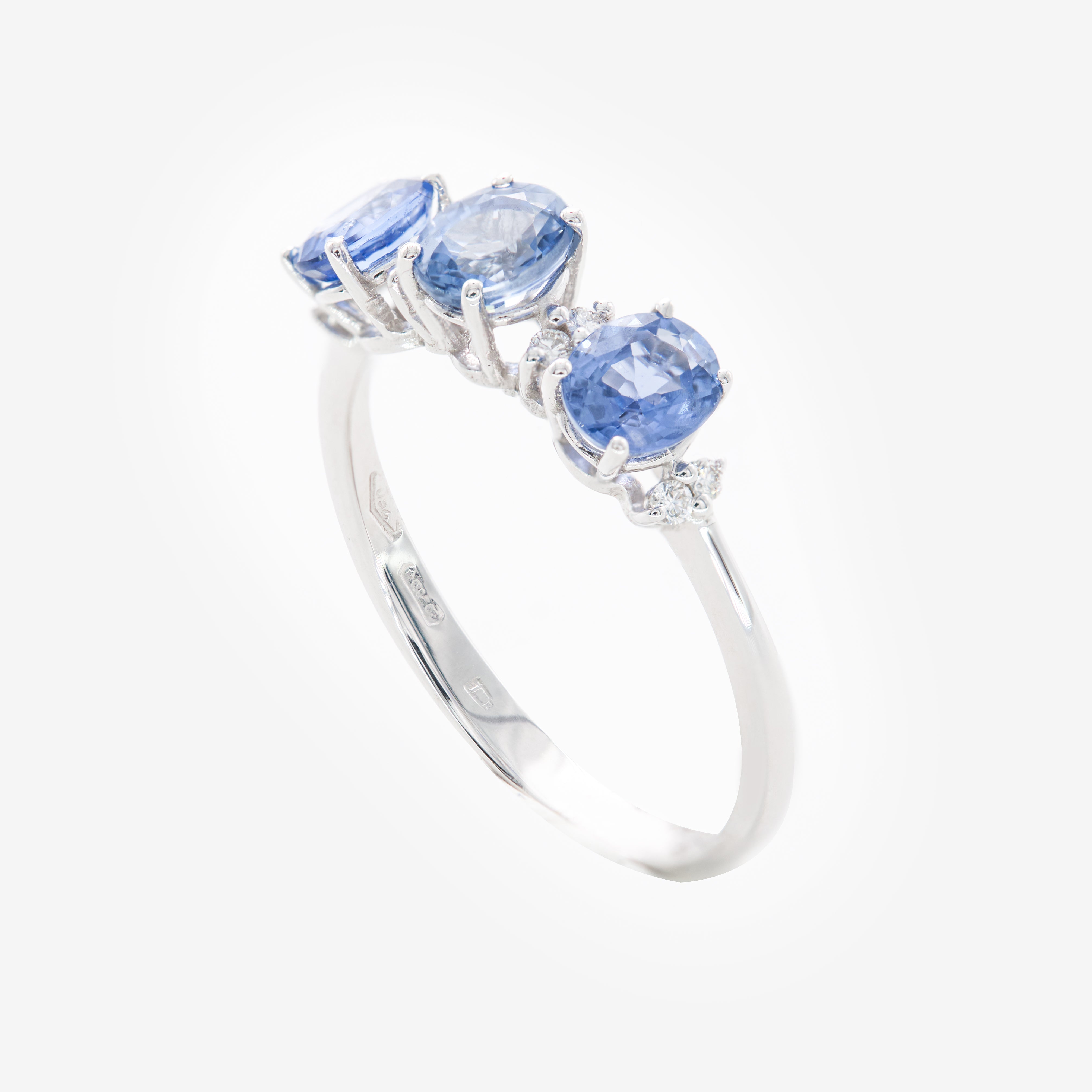 Inel Callia cu safire si diamante