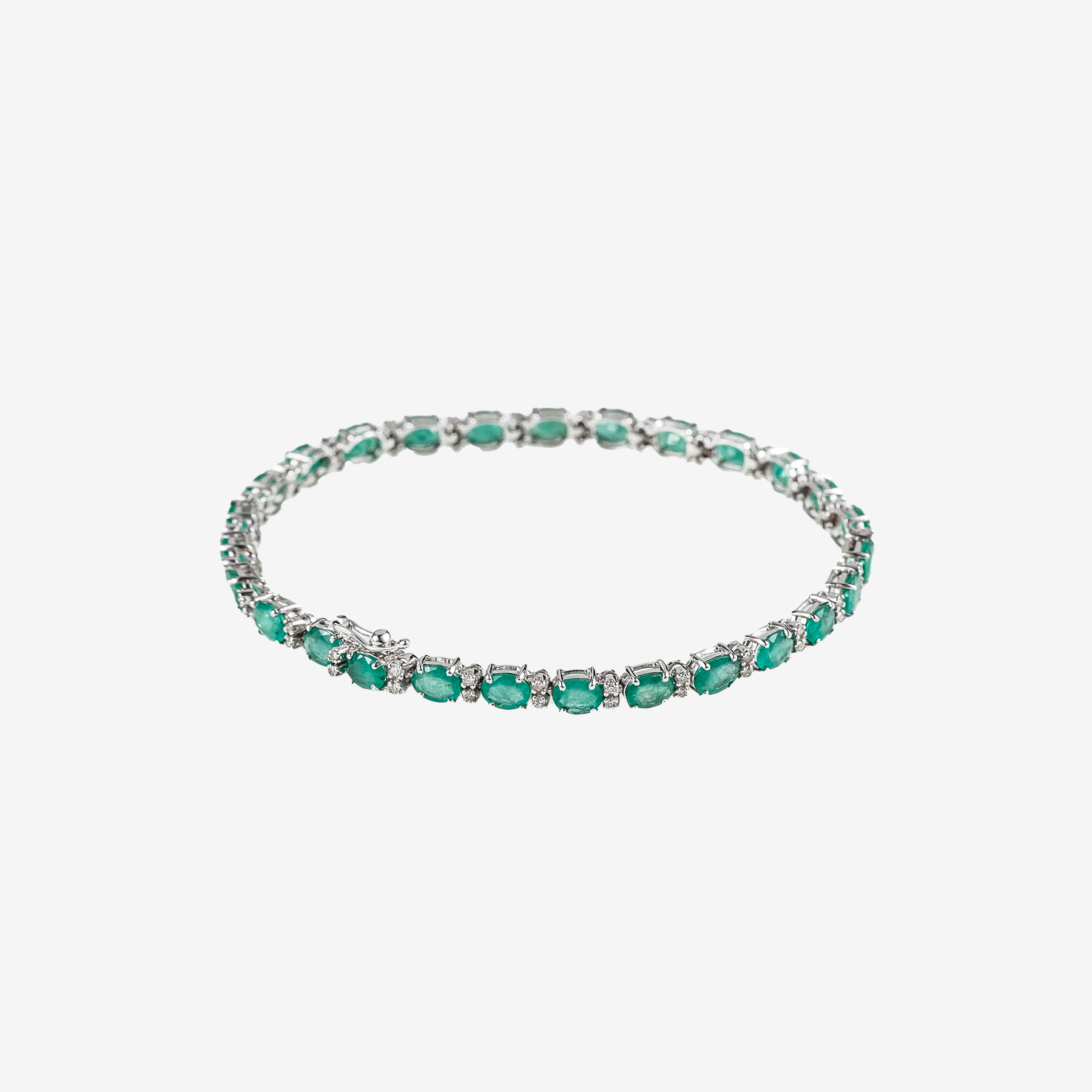 Bold Emerald Ovals bracelet