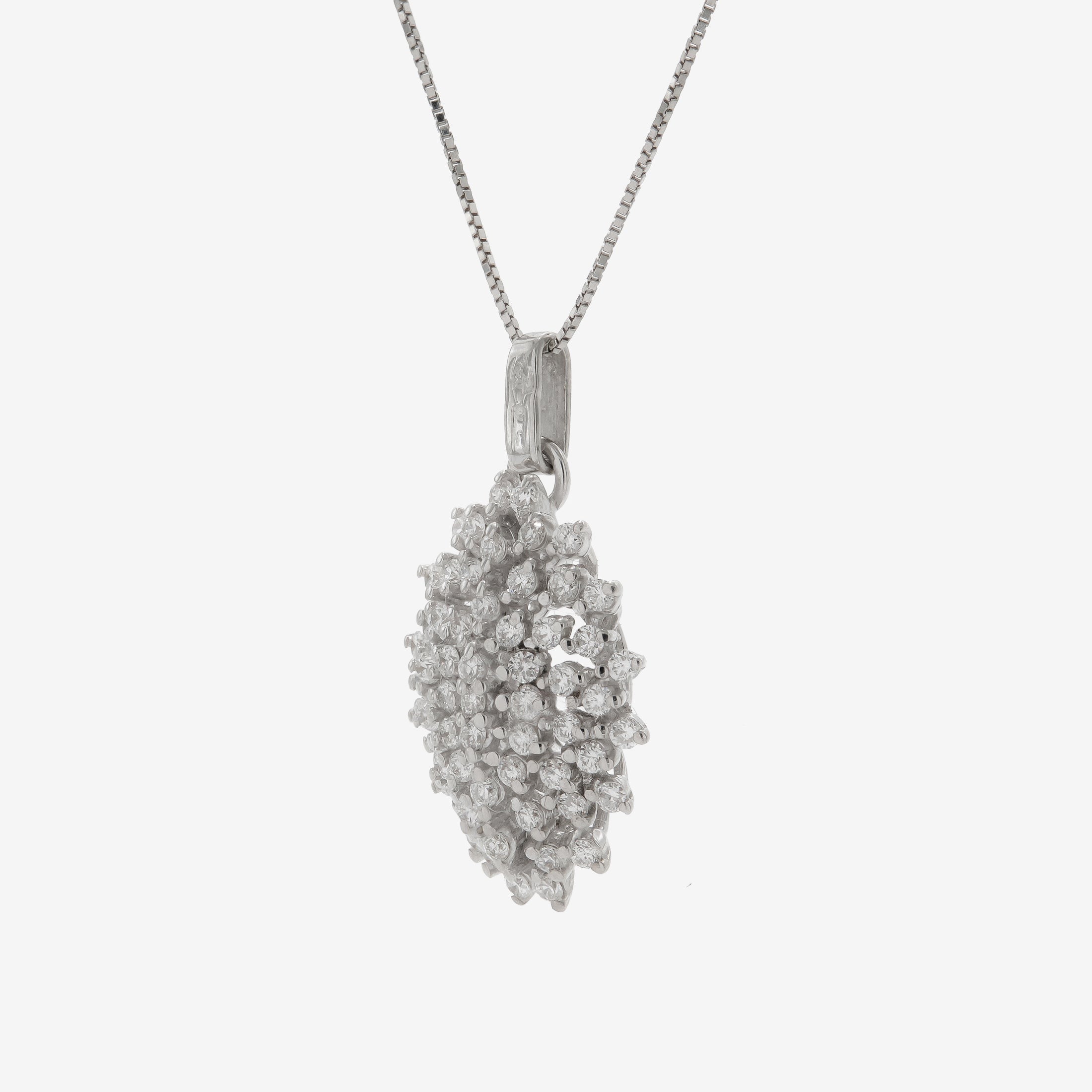 Diamond starburst pendant