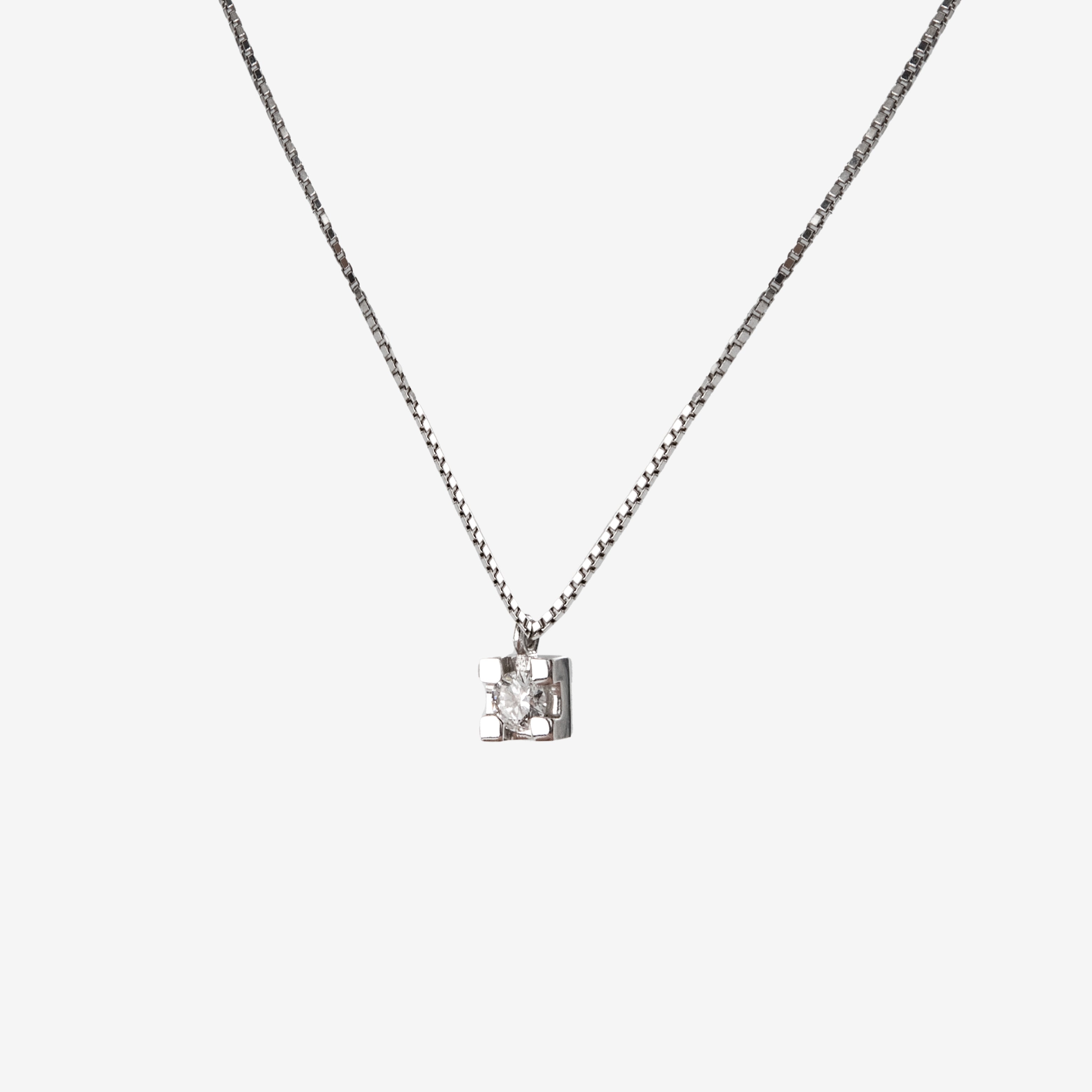 Tiny Diamond Necklace